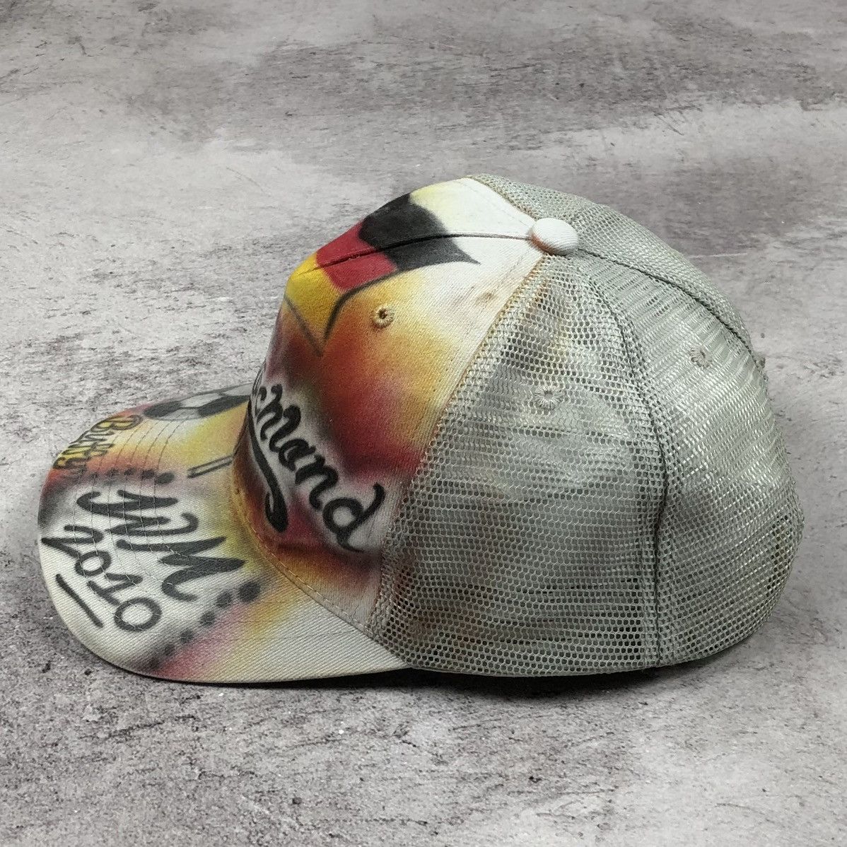 Vintage 1Of1 Vintage 2010 Deutschland WM Aerograph Cap by Buffy Size ONE SIZE - 5 Thumbnail