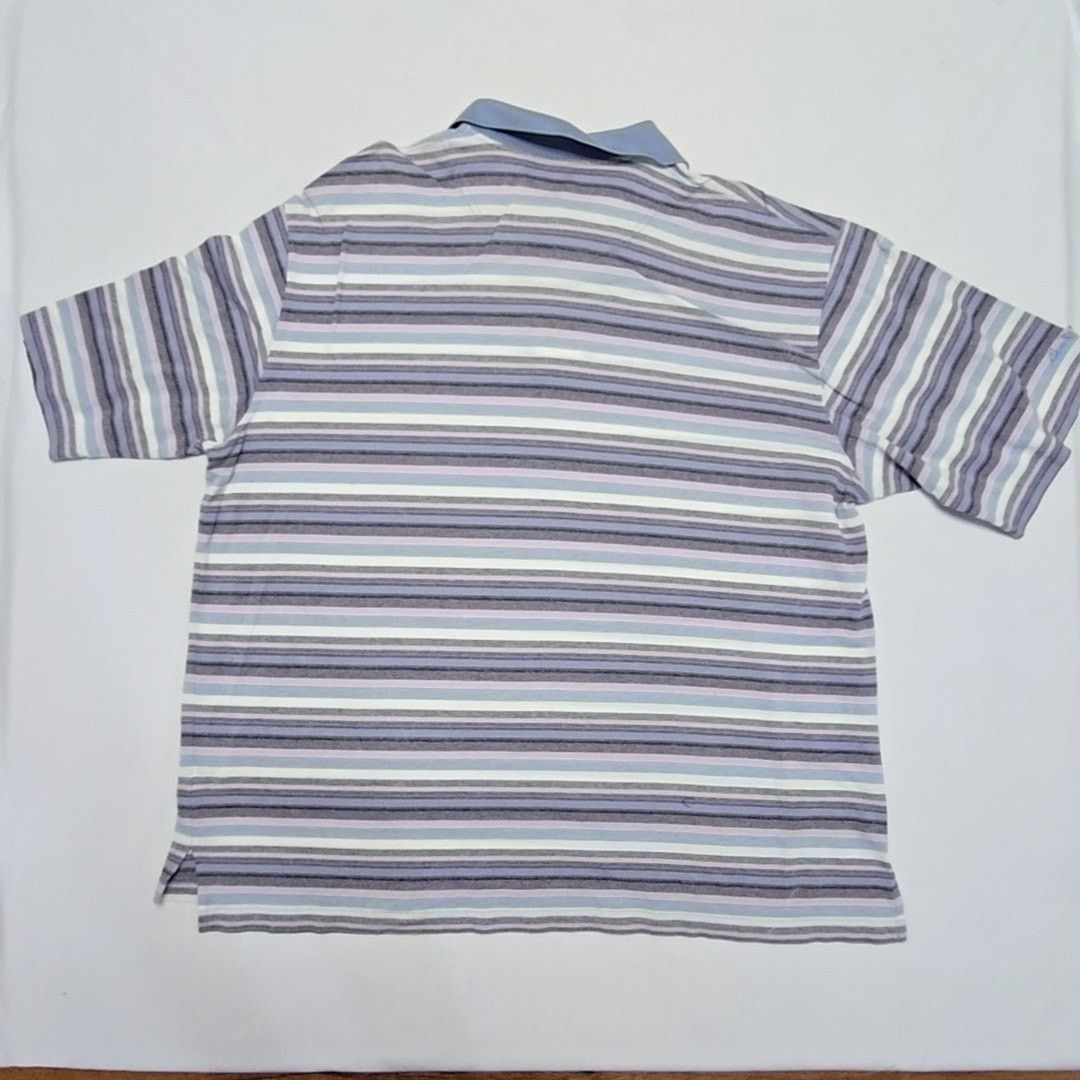 Hogan Ben Hogan XL Striped Polo Pastel Colors Casual Golf Shirt Size US XL / EU 56 / 4 - 6 Thumbnail