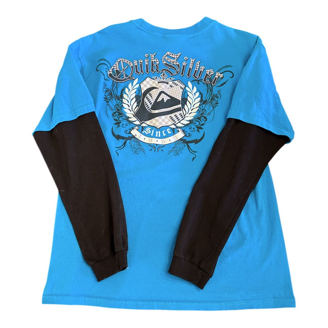 Quiksilver × Vintage VINTAGE QUICKSILVER LAYERED TSHIRT Size US L / EU 52-54 / 3 - 1 Thumbnail