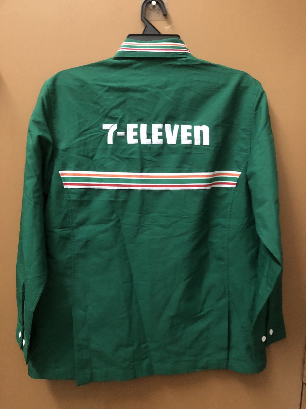 Japanese Brand × Vintage Vintage 90s 7eleven embroidery zipper worker uniform Size US M / EU 48-50 / 2 - 4 Thumbnail