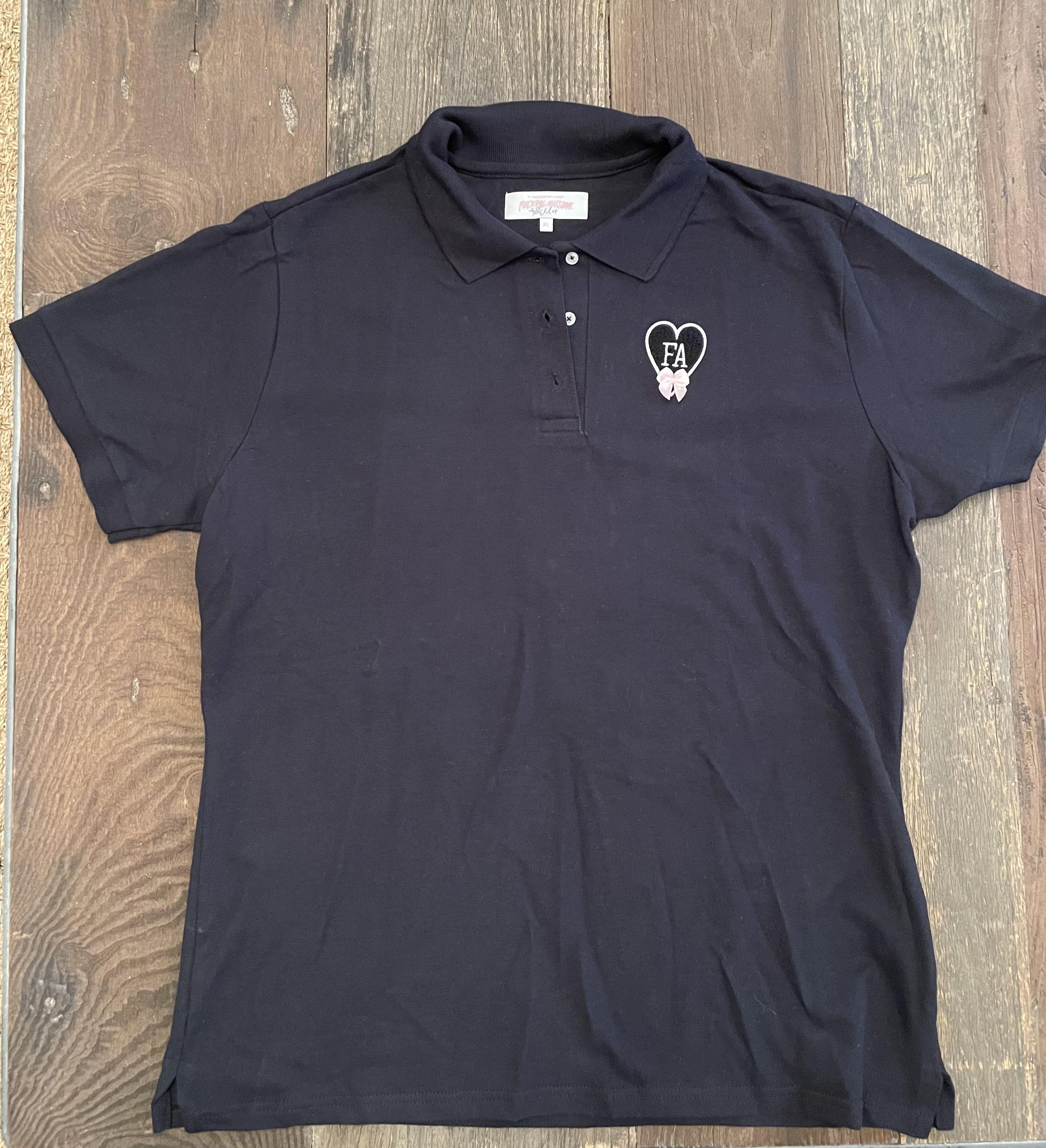 image of Fucking Awesome Chloe Sevigny Polo in Black, Men's (Size XL)