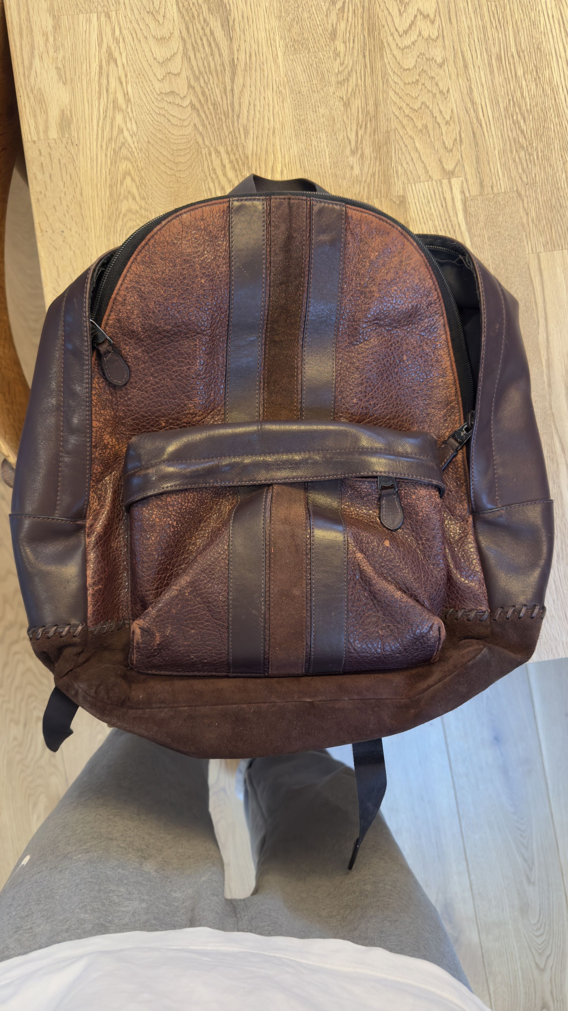 Coach Coach Varsity Backpack Burgundy Size ONE SIZE - 2 Thumbnail