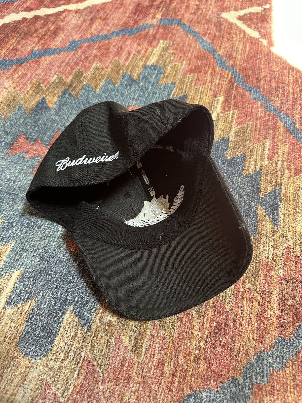 Designer × Vintage Signed Y2K Budweiser racing fitted hat Size ONE SIZE - 2 Thumbnail
