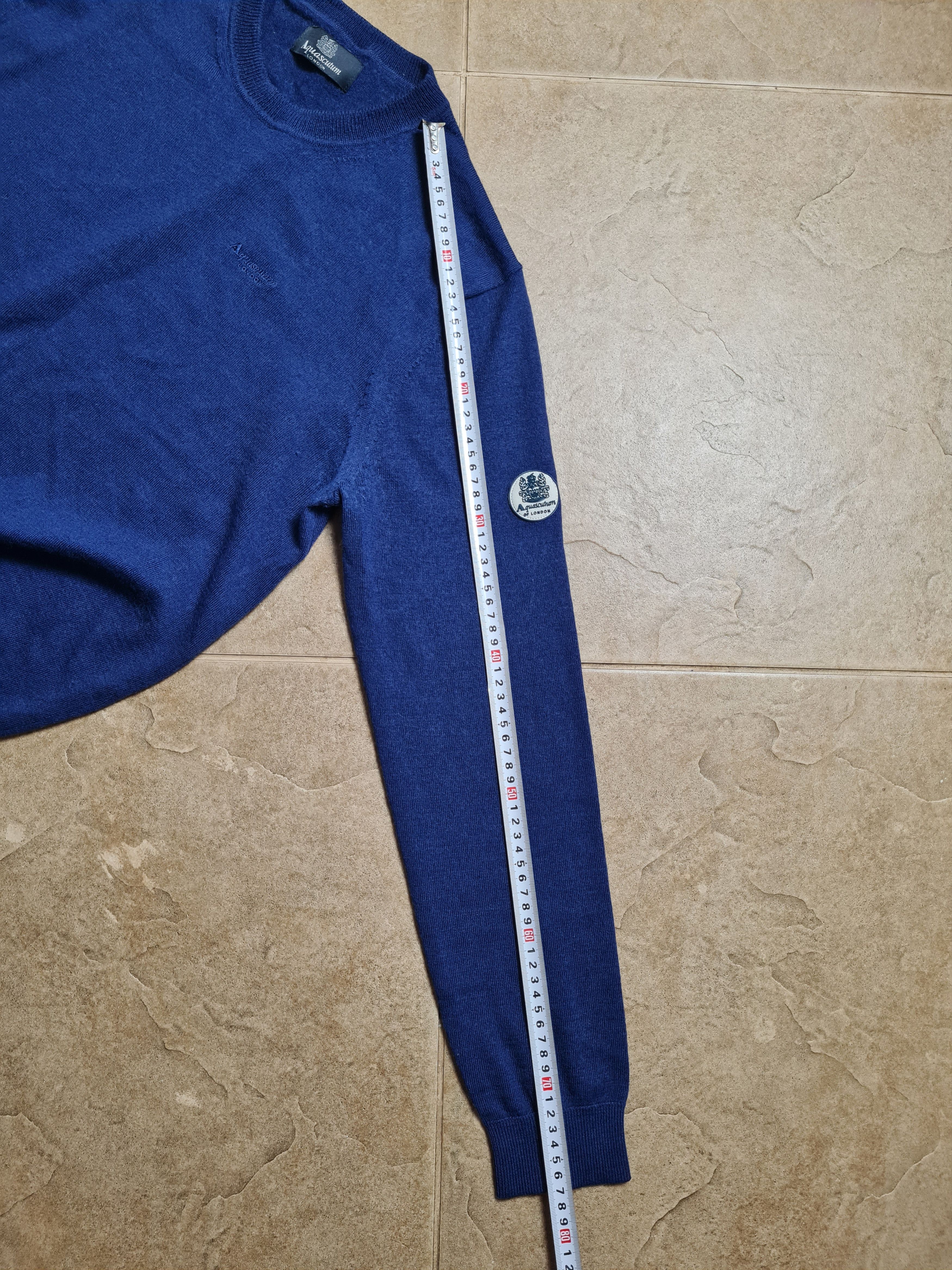 Aquascutum Aquascutum London Men's Wool Knit Crew Neck Sweater Jumper Size US M / EU 48-50 / 2 - 8 Thumbnail