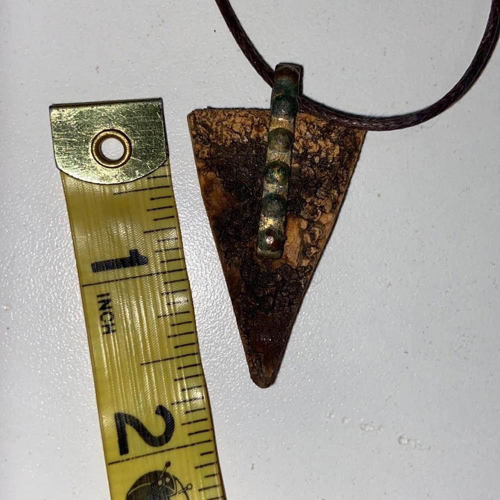 Designer Handmade Wooden & Leather Summer Necklace Size ONE SIZE - 3 Thumbnail