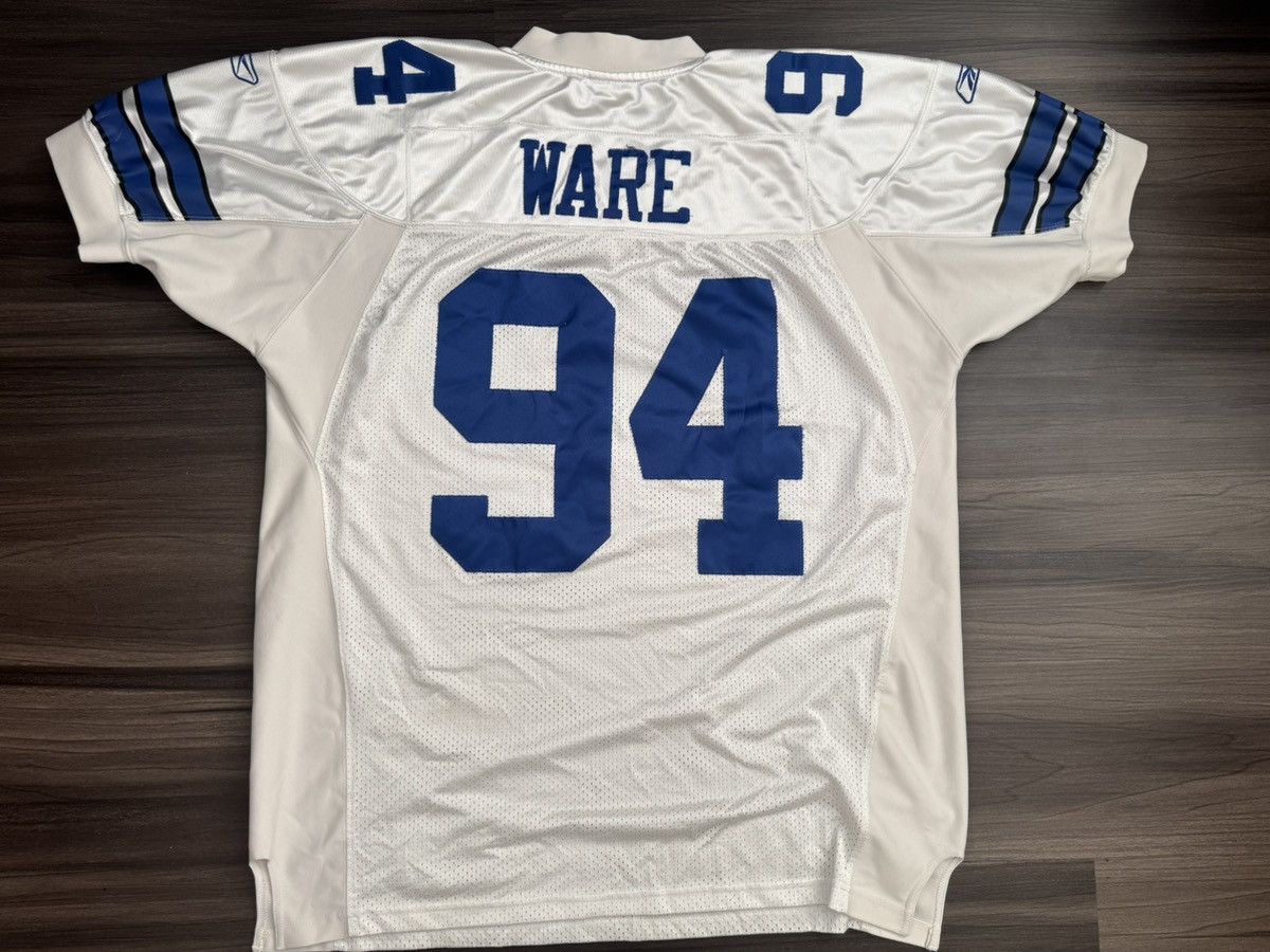 Reebok DeMarcus Ware #94 Dallas Cowboys NFL Away Stitched Jersey Size US XL / EU 56 / 4 - 6 Thumbnail