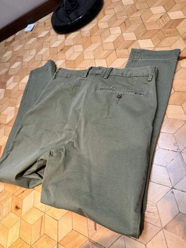 Polo Ralph Lauren Ralph Lauren SLG PNT Pants Khaki Green Chino Size 30" / US 8 / IT 44 - 1 Thumbnail