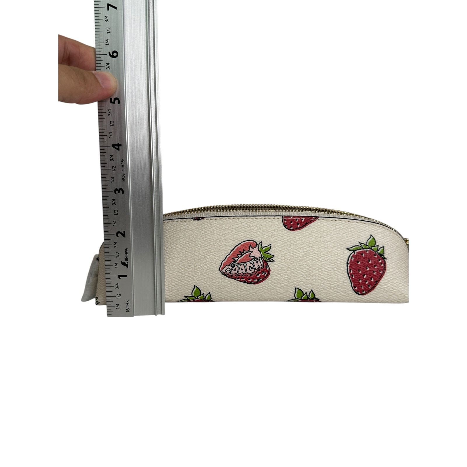 Coach Coach Pencil Case With Strawberry Print Size ONE SIZE - 6 Thumbnail