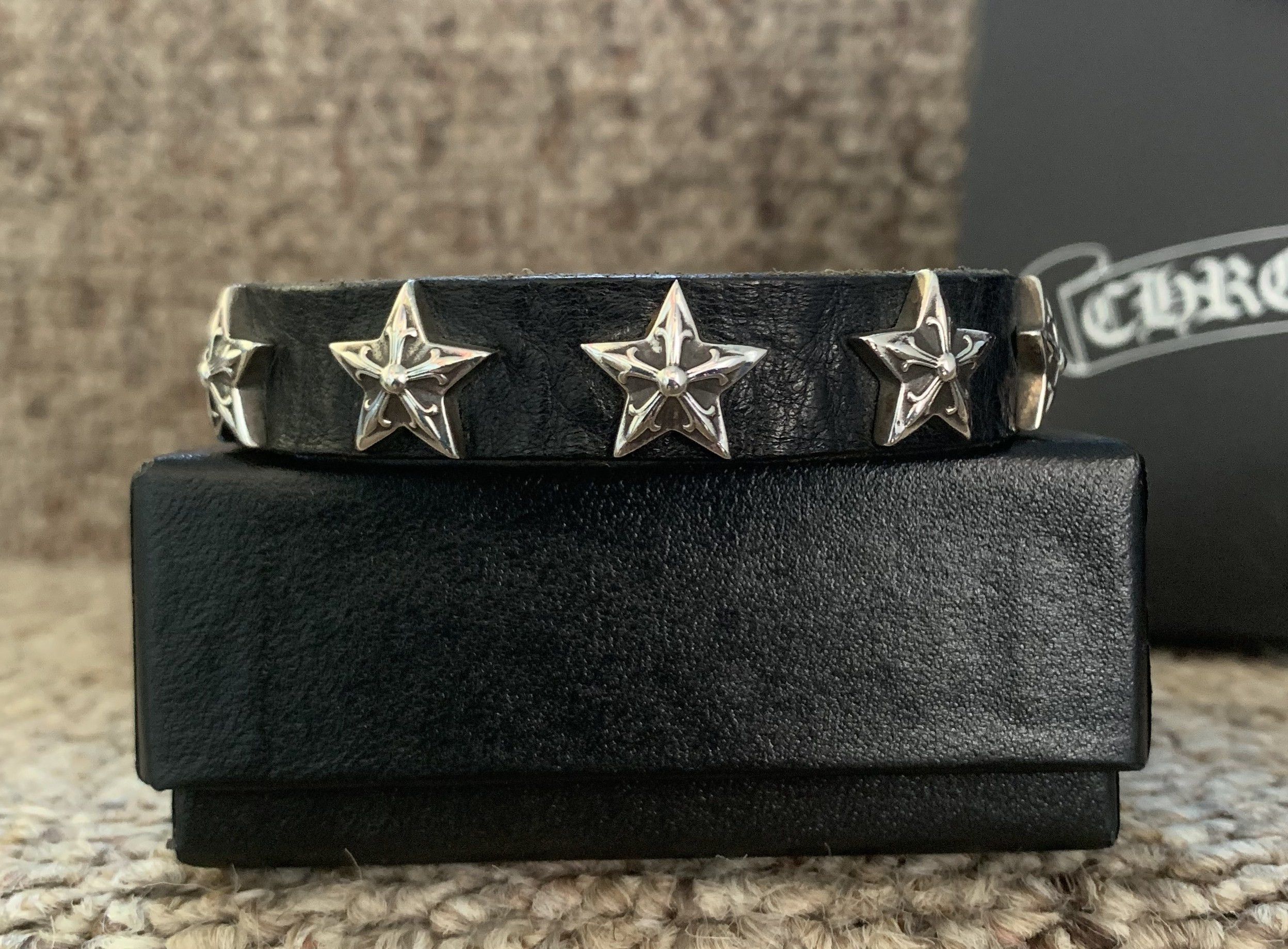 Chrome Hearts Chrome Hearts Adjustable Leather Silver Snap Bracelet Size ONE SIZE - 2 Thumbnail