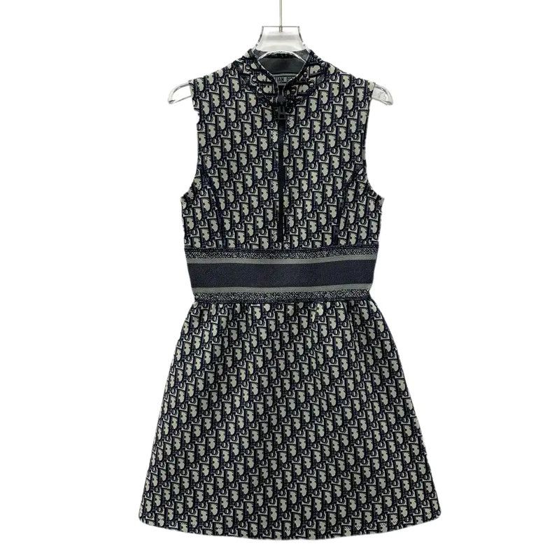 Dior Color-Blocked Nylon Women's Dress 0089