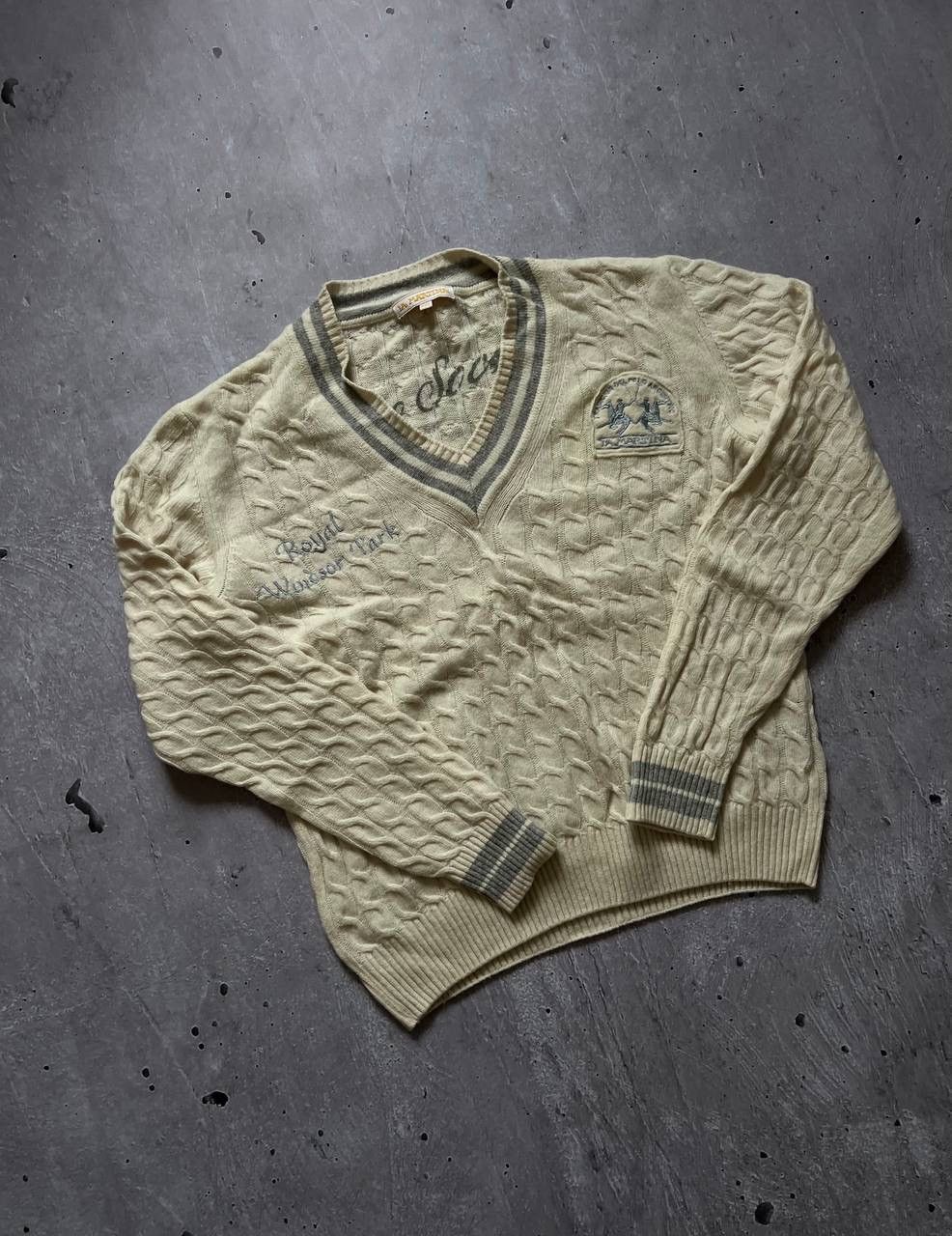 La Martina Vintage La Martina Argentina V-neck knitted sweater size XXL Size XXL / US 16-18 / IT 52-54 - 1 Thumbnail