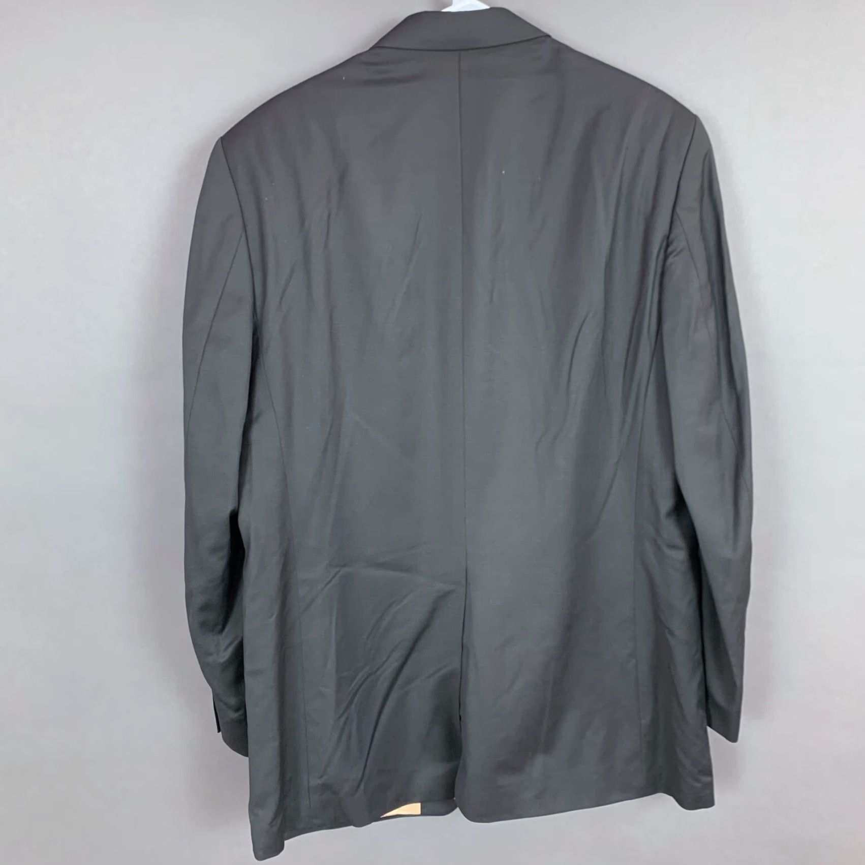 Ralph Lauren Lauren Ralph Lauren Dark Gray Cashmere Wool Blazer Suit Sport Coat 42L Men Long Jacket Coat 42 Gray 92% Wool 8% Cashmere Vintage? Size 42R - 4 Thumbnail
