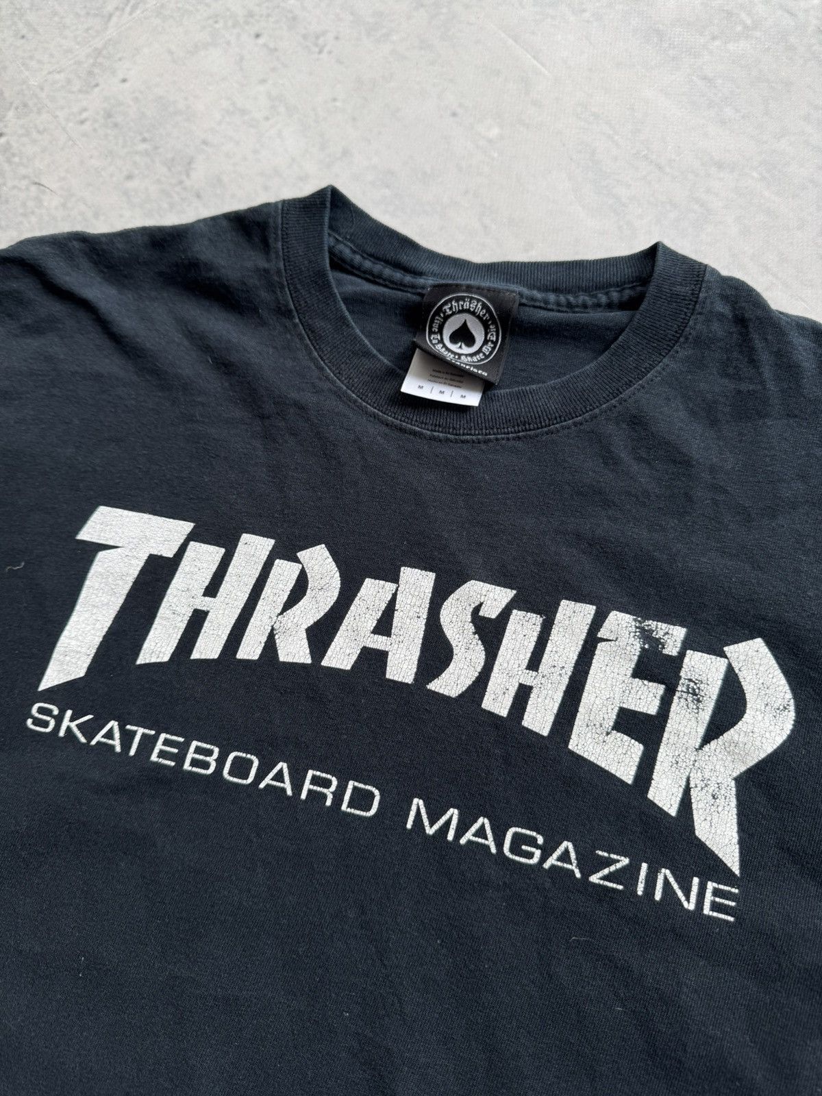 Thrasher × Vintage Thrasher big logo tee sk8 Size US M / EU 48-50 / 2 - 2 Thumbnail