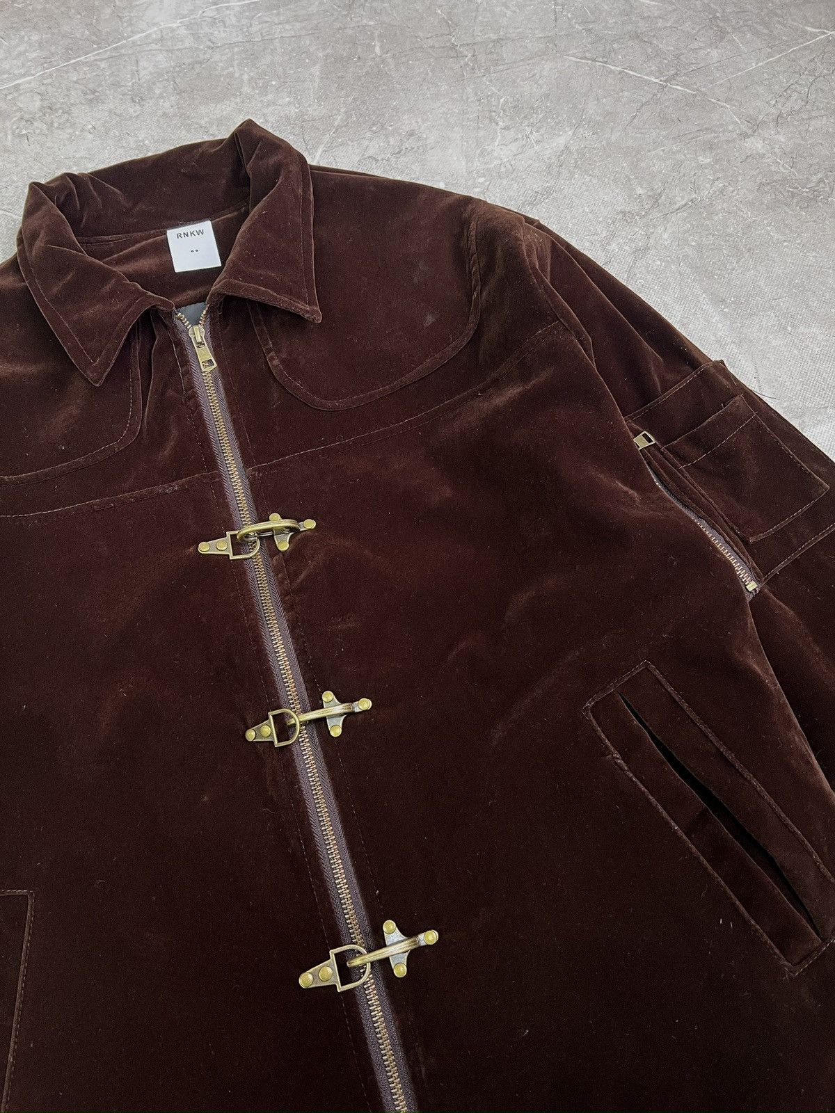 Junya Watanabe Japanese fireman artisan velour jacket avant garde Size US M / EU 48-50 / 2 - 5 Thumbnail