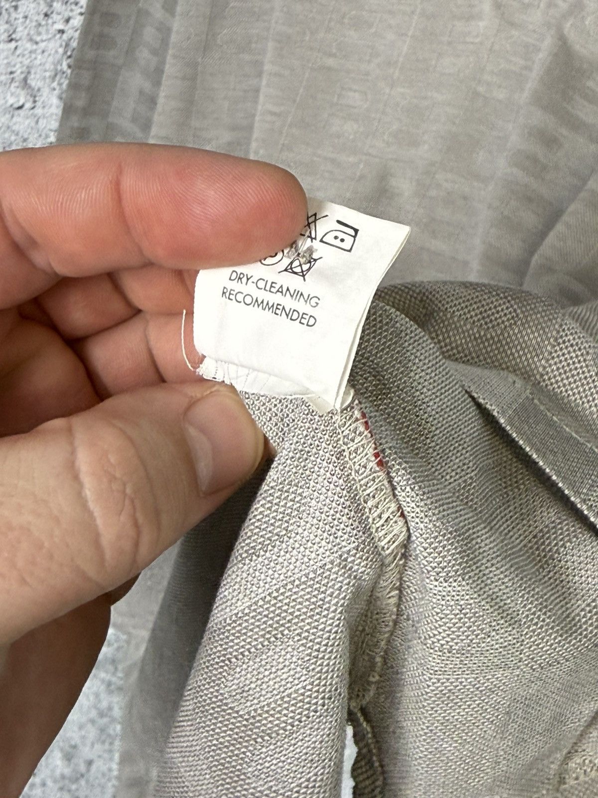 Bally Bally Monogram Long Sleeve Polo Shirt Gray Cotton Italy Size US XL / EU 56 / 4 - 16 Thumbnail