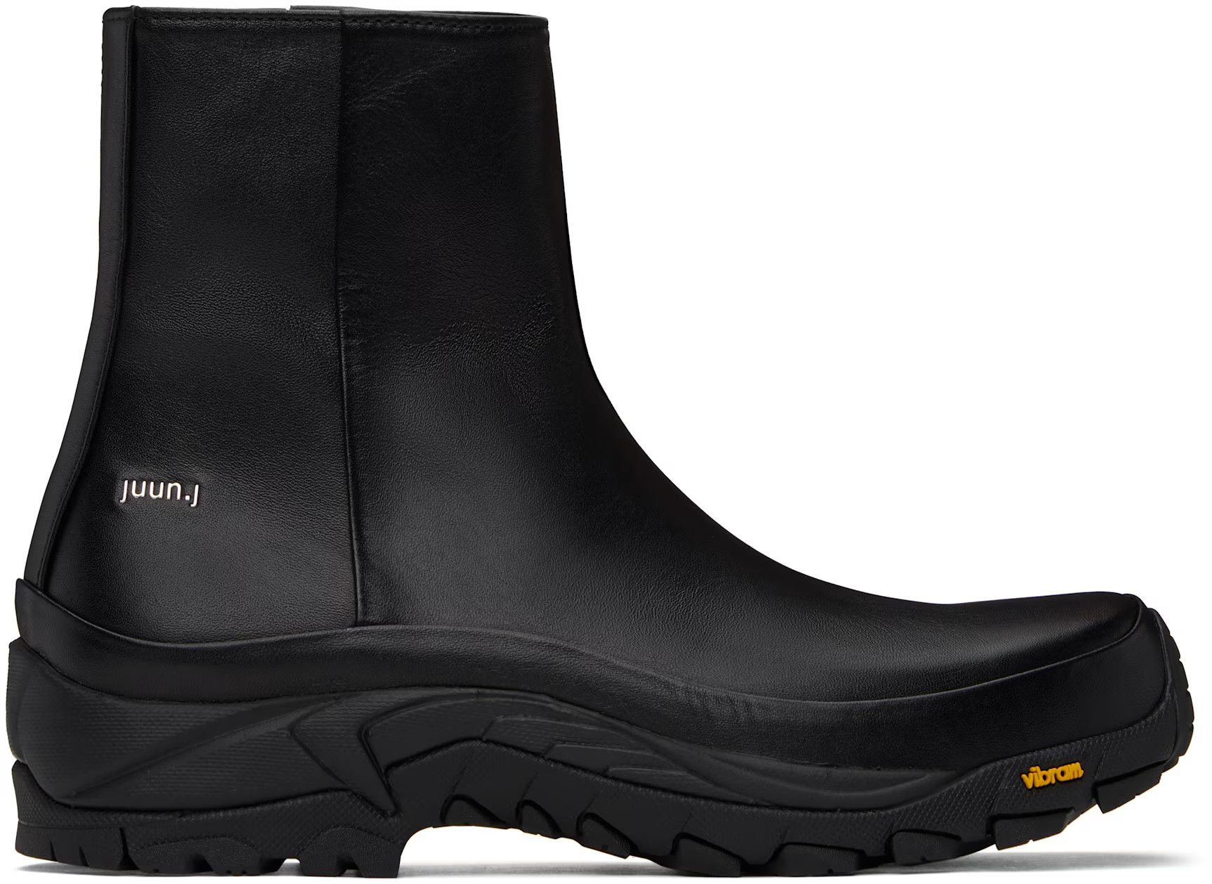 Juun.J Juun.J Black Vibram Ankle Boots Size US 9 / EU 42 - 4 Thumbnail