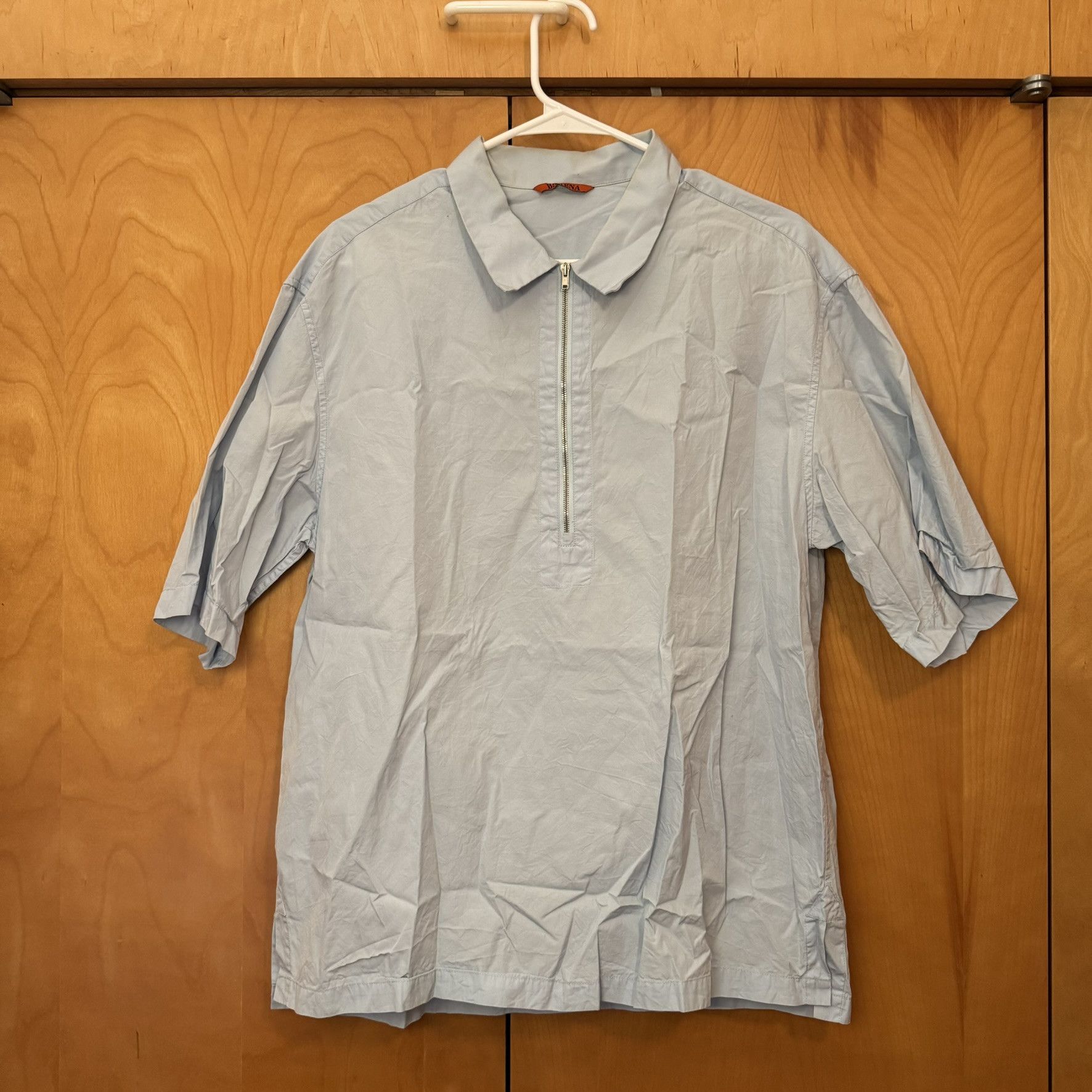Barena Venezia Barena Venezia Ribega Light Blue Shirt (M-L) Size US M / EU 48-50 / 2 - 2 Thumbnail
