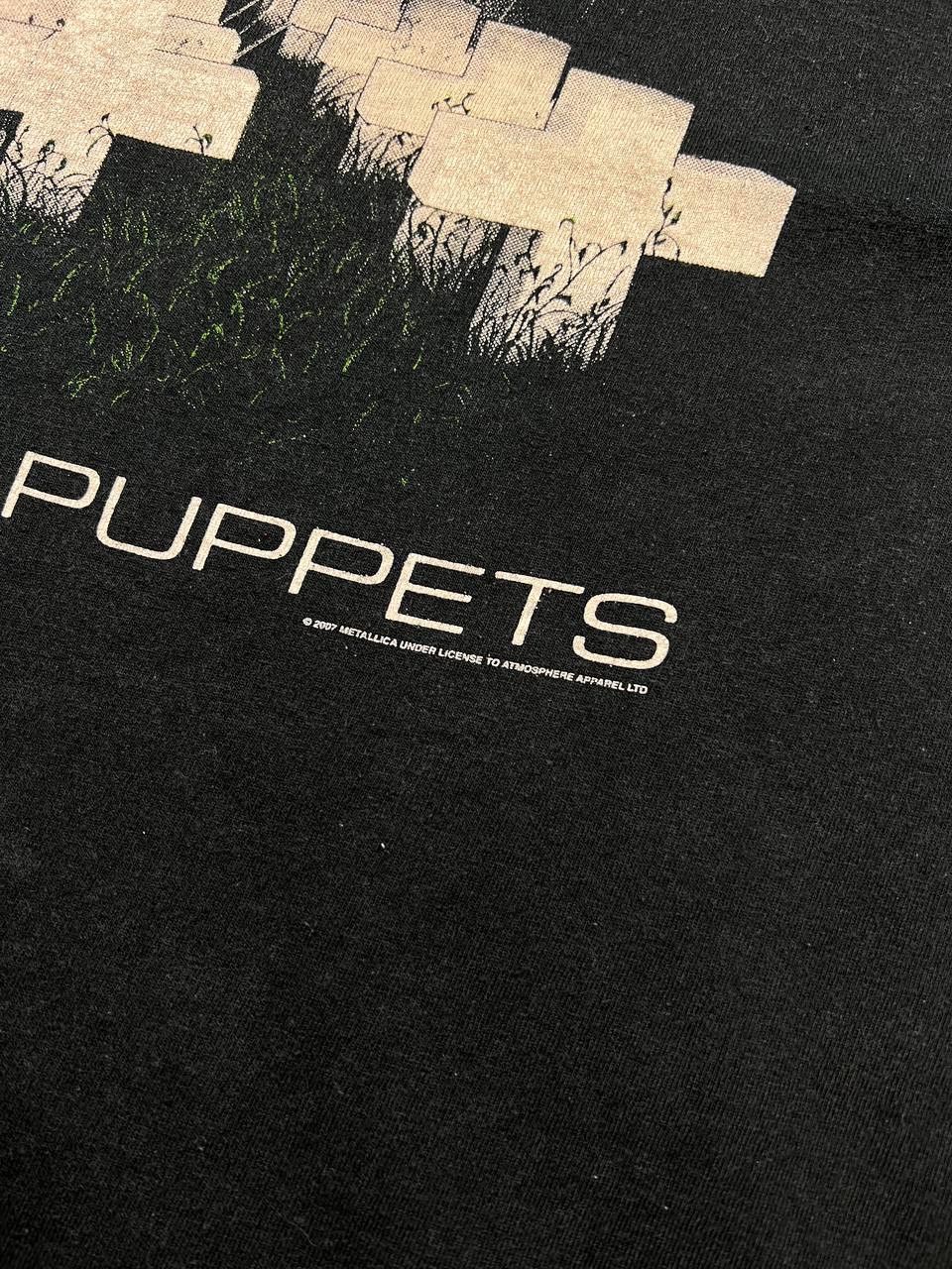 Band Tees Vintage Black Metalica Master Of Puppets 2007 T-Shirt Size US XL / EU 56 / 4 - 5 Thumbnail