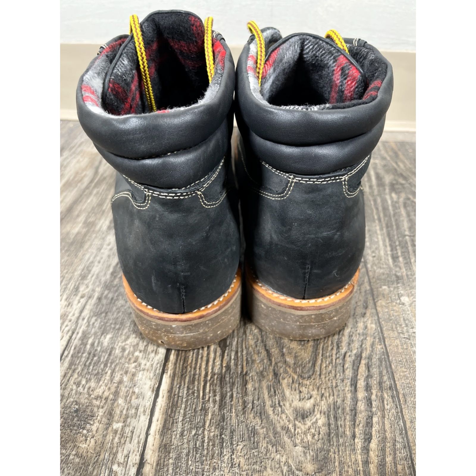 Polo Ralph Lauren Polo Ralph Lauren Meltham Boots Mens 14D Gray Leather Flannel Lined Size US S / EU 44-46 / 1 - 3 Thumbnail