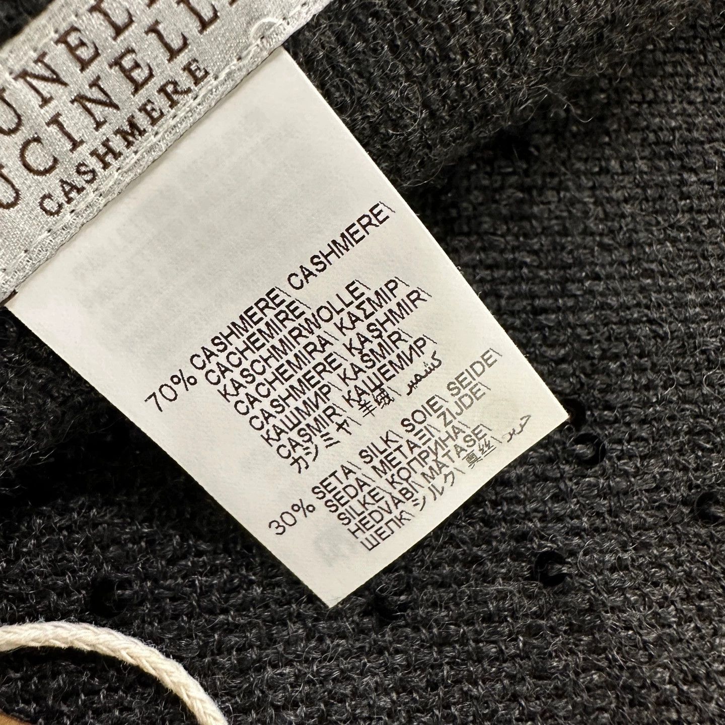 Brunello Cucinelli Brunello C. may258 Cashmere Sequin Tassel Scarf Size ONE SIZE - 4 Thumbnail