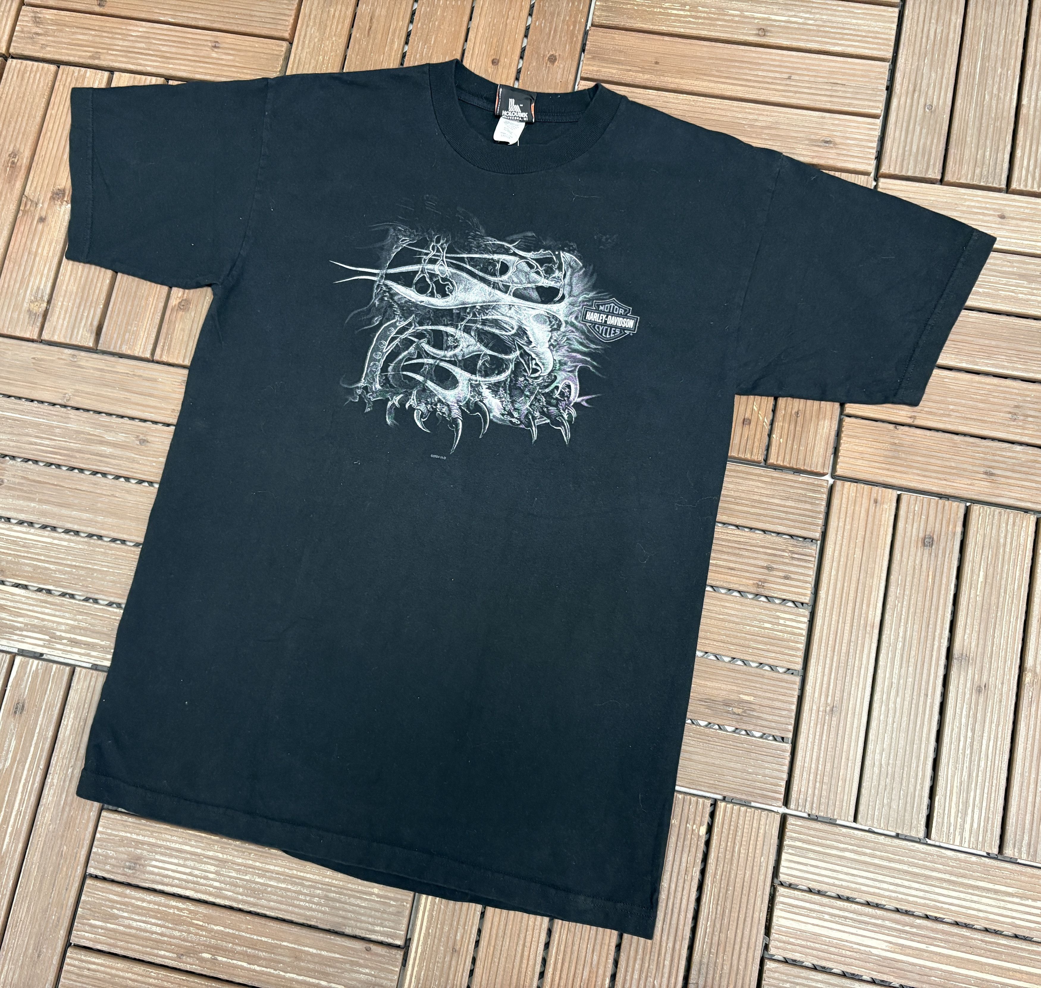 Vintage Harley Davidson San Antonio Vintage Black T-Shirt Tee Size US L / EU 52-54 / 3 - 4 Thumbnail
