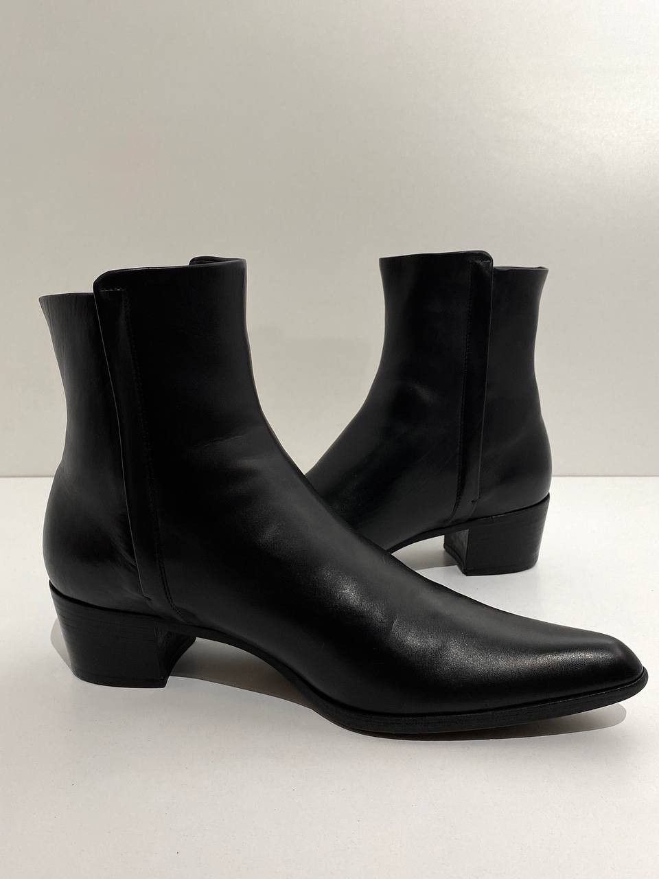 Jil Sander Jil Sander Chelsea Black Zip Leather Boots Shoes Vintage Y2K Size US 9 / IT 39 - 6 Thumbnail