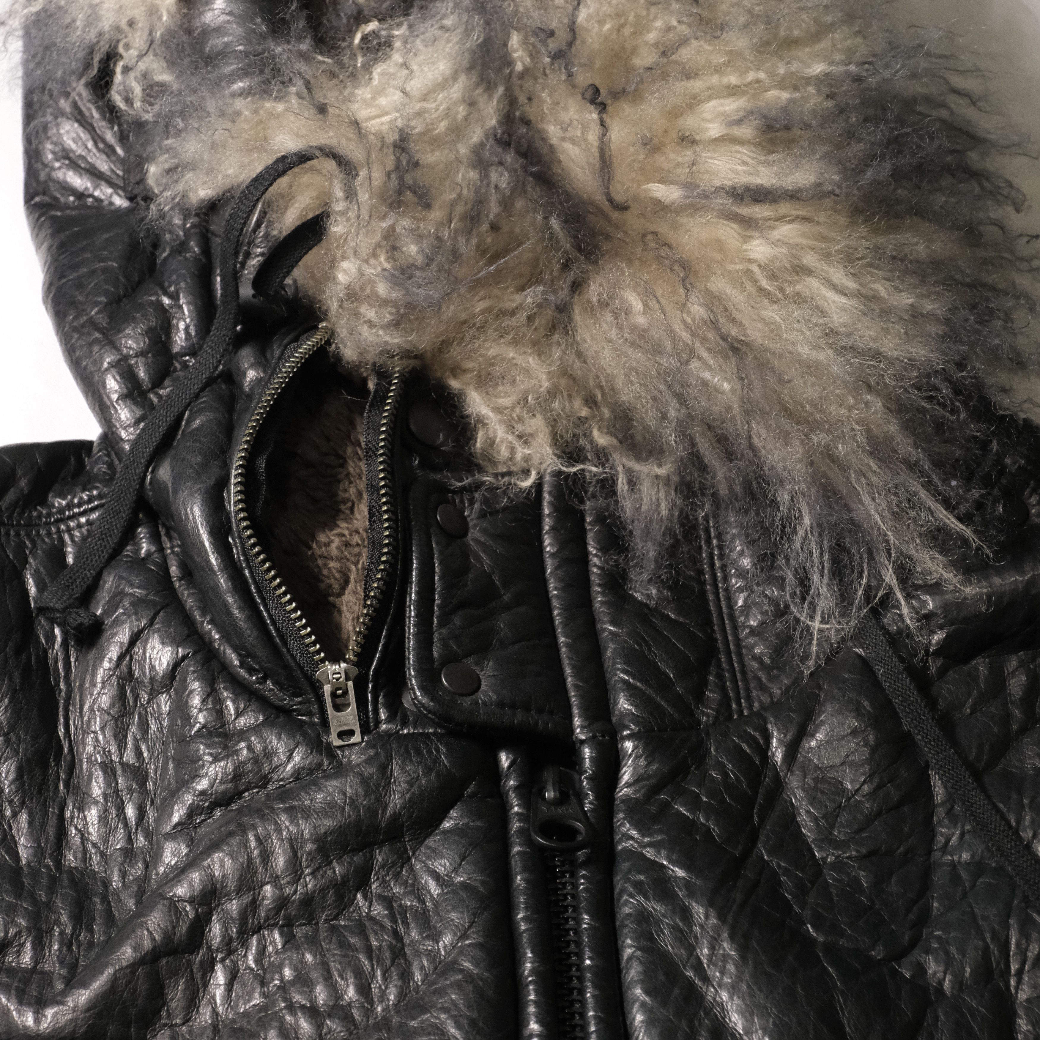 Le Grande Bleu (L.G.B.) L.G.B Leather Fur Jacket Size US S / EU 44-46 / 1 - 7 Thumbnail