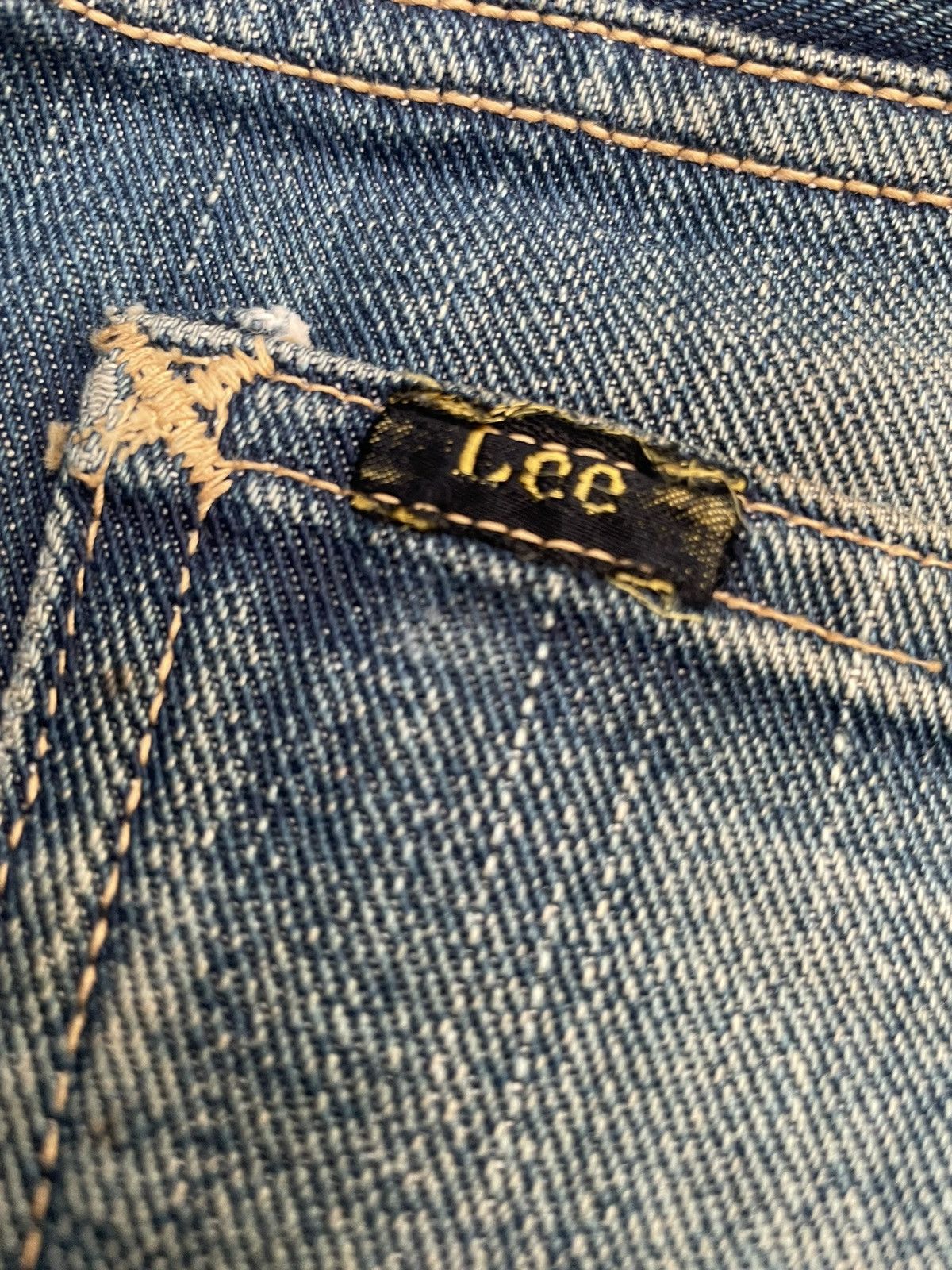 Lee × Vintage Vintage Lee Selvedge Denim Size US 32 / EU 48 - 21 Thumbnail