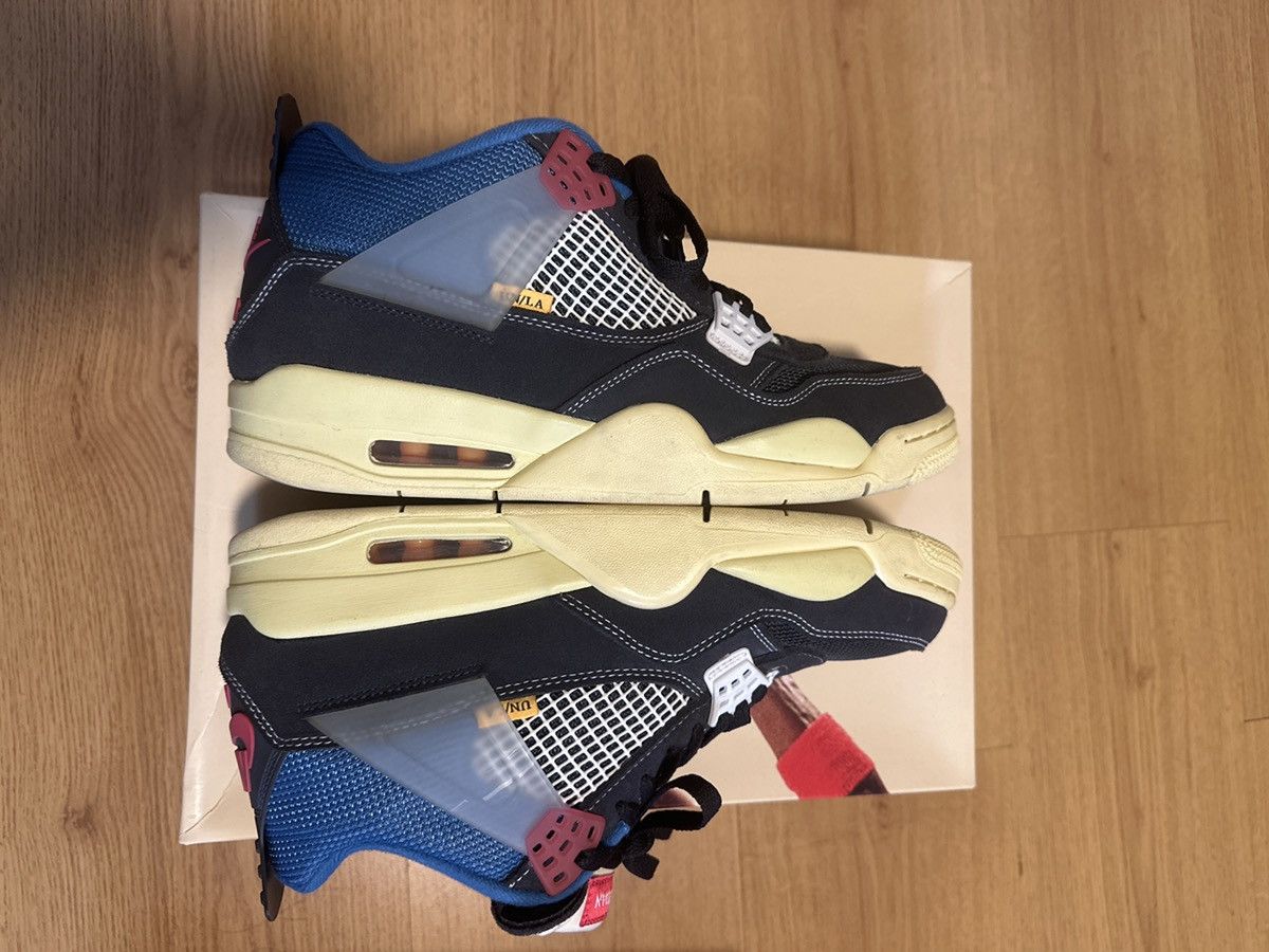 Jordan Brand Union Jordan 4 Off Noir Size US 10 / EU 43 - 4 Thumbnail