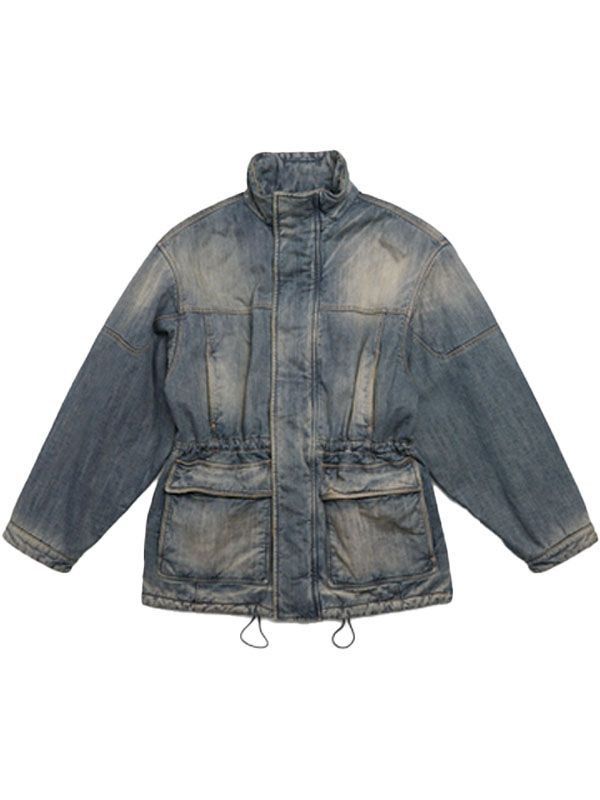 Balenciaga o1w1db10825 Parka in Blue Size US M / EU 48-50 / 2 - 1 Thumbnail
