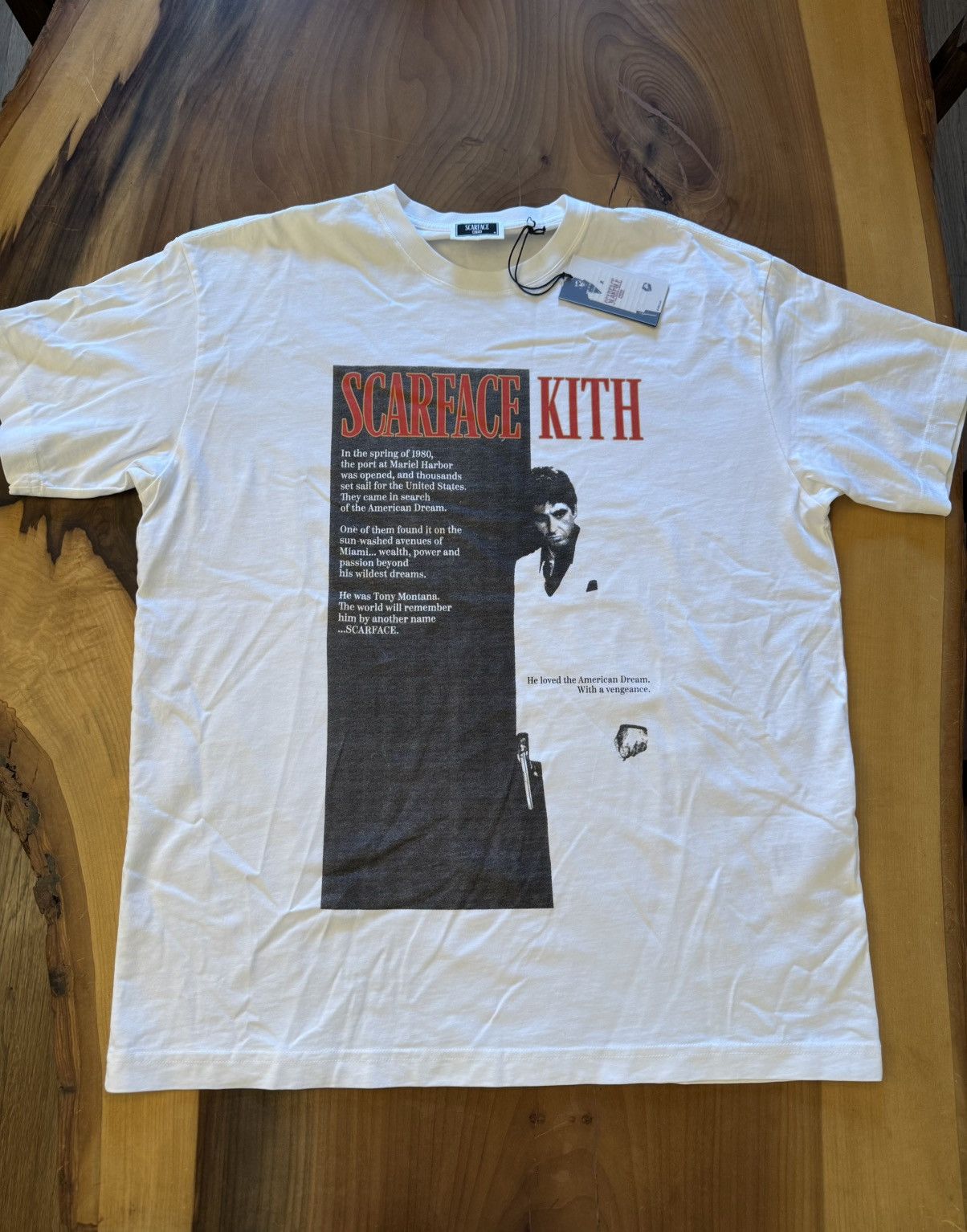 Kith Kith x Scarface Film Poster Vintage Tee | Grailed