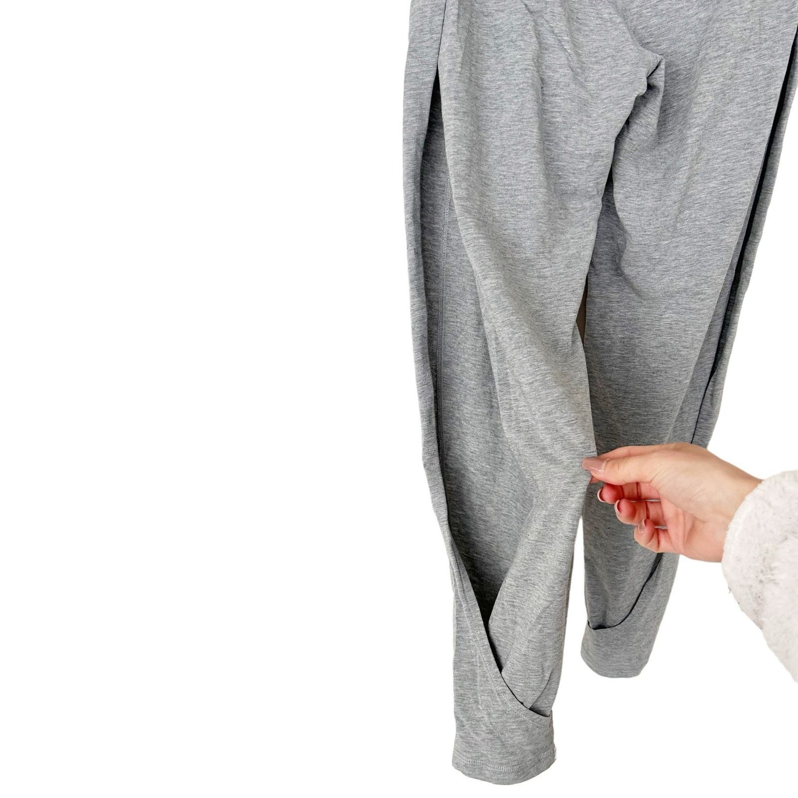 Lululemon Lululemon Gray Superb Pants Joggers Split Leg Sz 4 Size 27" / US 4 / IT 40 - 6 Thumbnail