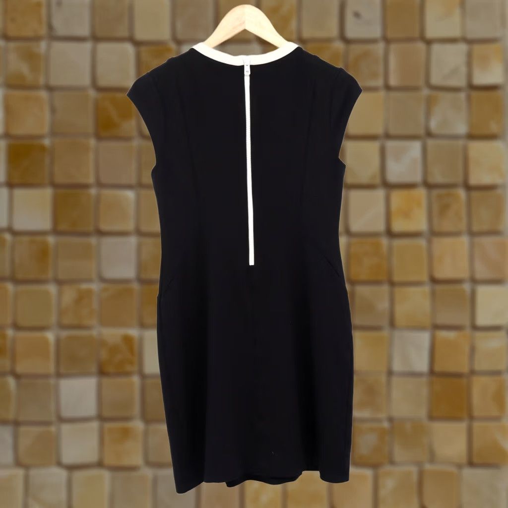 Vintage Kate Spade Women's Daria Black White Cap Sleeve Mini Sheath Dress Sz 2 Size XS / US 0-2 / IT 36-38 - 1 Thumbnail