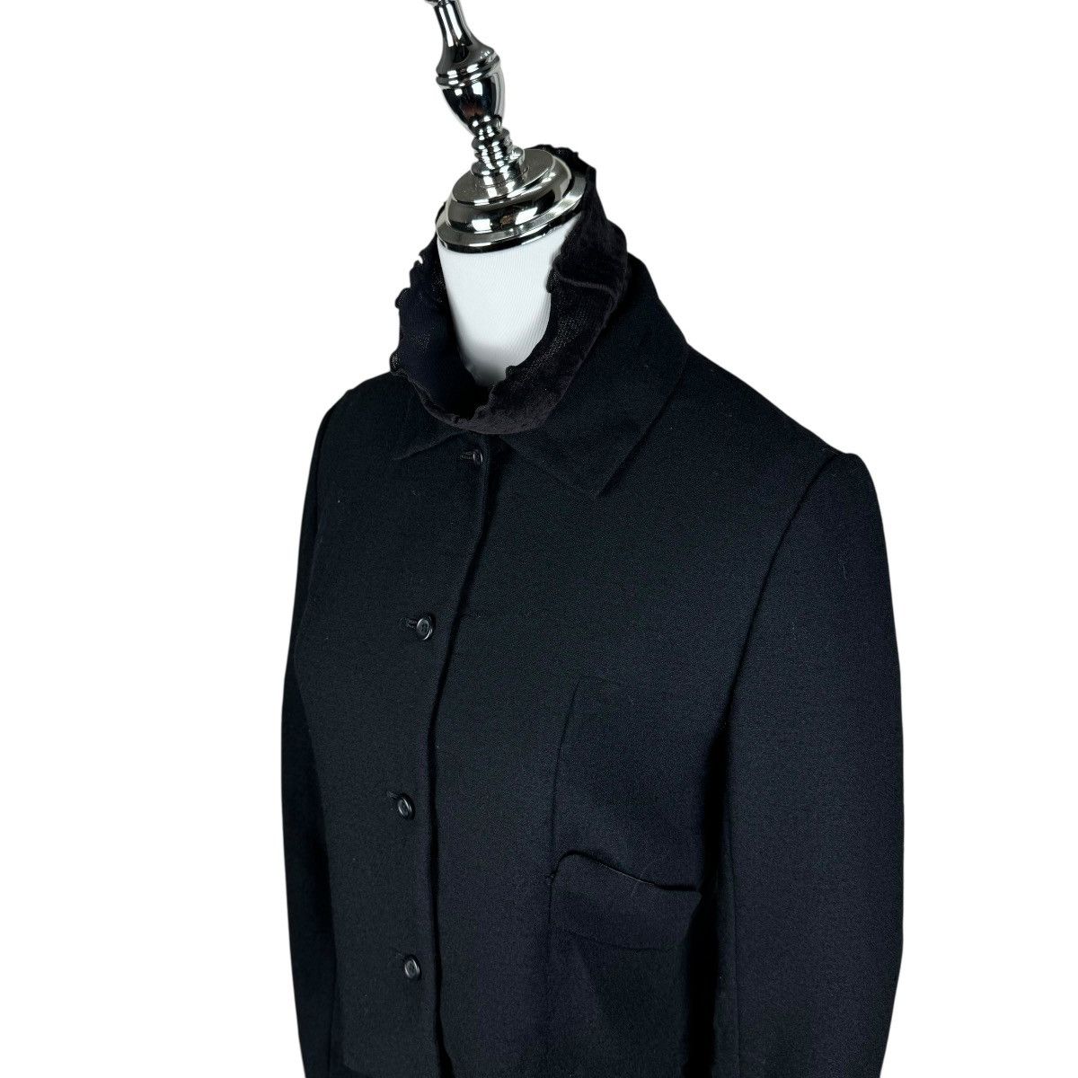 Balenciaga 🌟BALENCIAGA CROPPED BUTTON JACKET Size S / US 4 / IT 40 - 4 Thumbnail