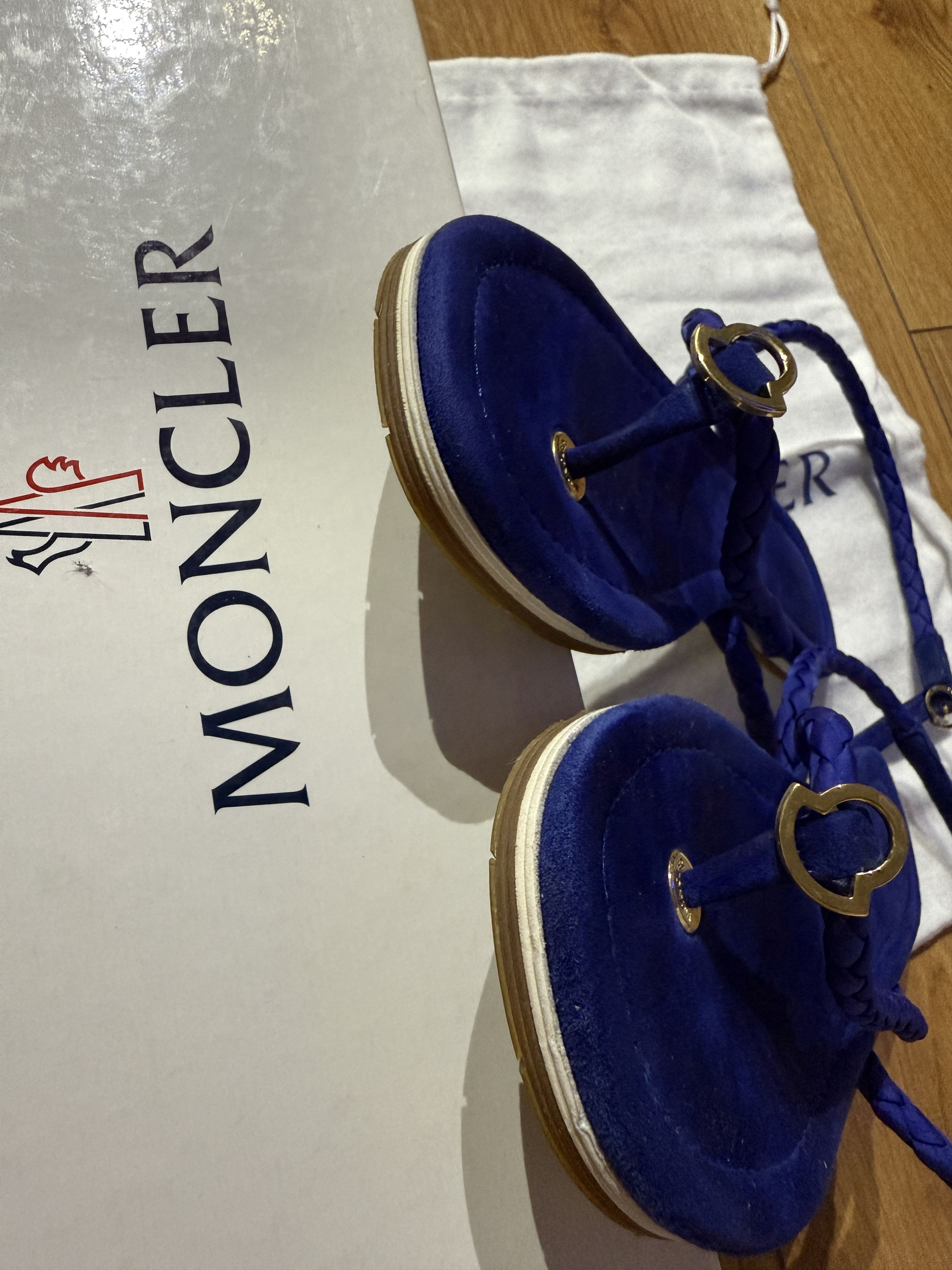 Moncler Blu sandals Moncler Size US 6 / IT 36 - 3 Thumbnail