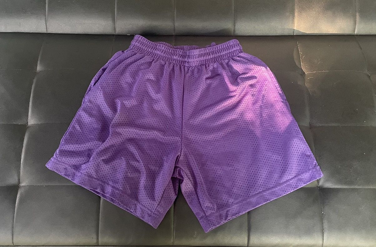Vintage Vintage A4 Purple Mesh Shorts Size US 32 / EU 48 - 1 Thumbnail