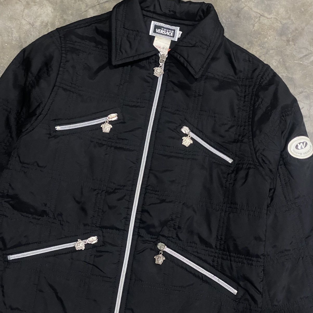 Versace Versace Young Multi Zip Pocket Biker Jacket Size US S / EU 44-46 / 1 - 2 Thumbnail