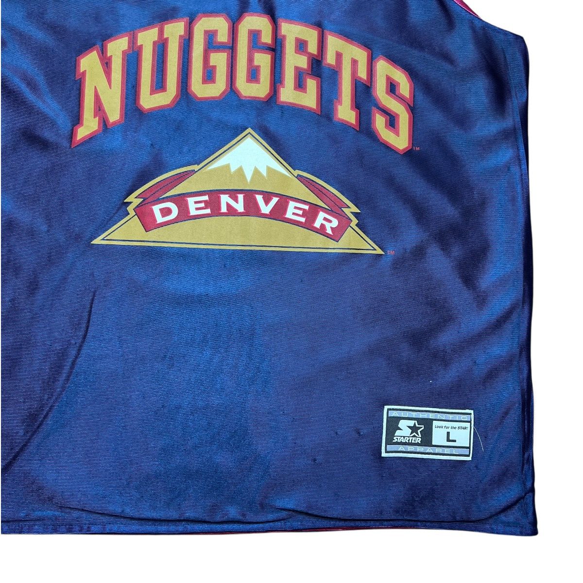 Starter 1990s NBA Denver Nuggets Starter Reversible Practice Jersey Size US XL / EU 56 / 4 - 16 Thumbnail