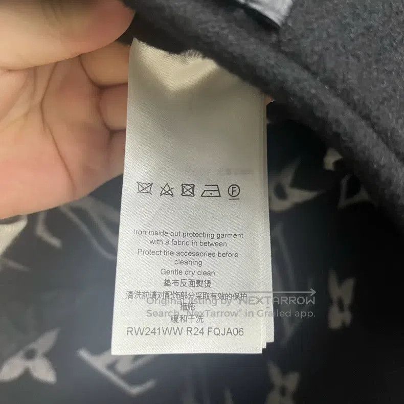 Louis Vuitton Louis Vuitton Black Patchwork Hooded Zip Long Sleeve Loose Size XS / US 0-2 / IT 36-38 - 3 Thumbnail