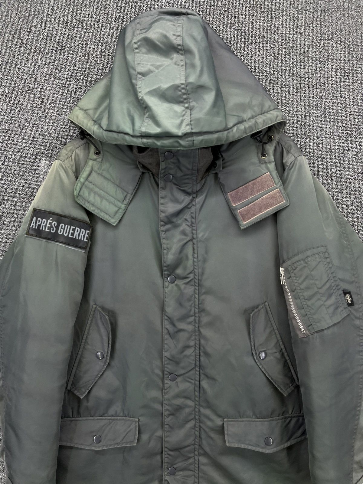 Mossimo Vintage Mossimo Military Army Parkas Bomber Jacket Size US L / EU 52-54 / 3 - 5 Thumbnail