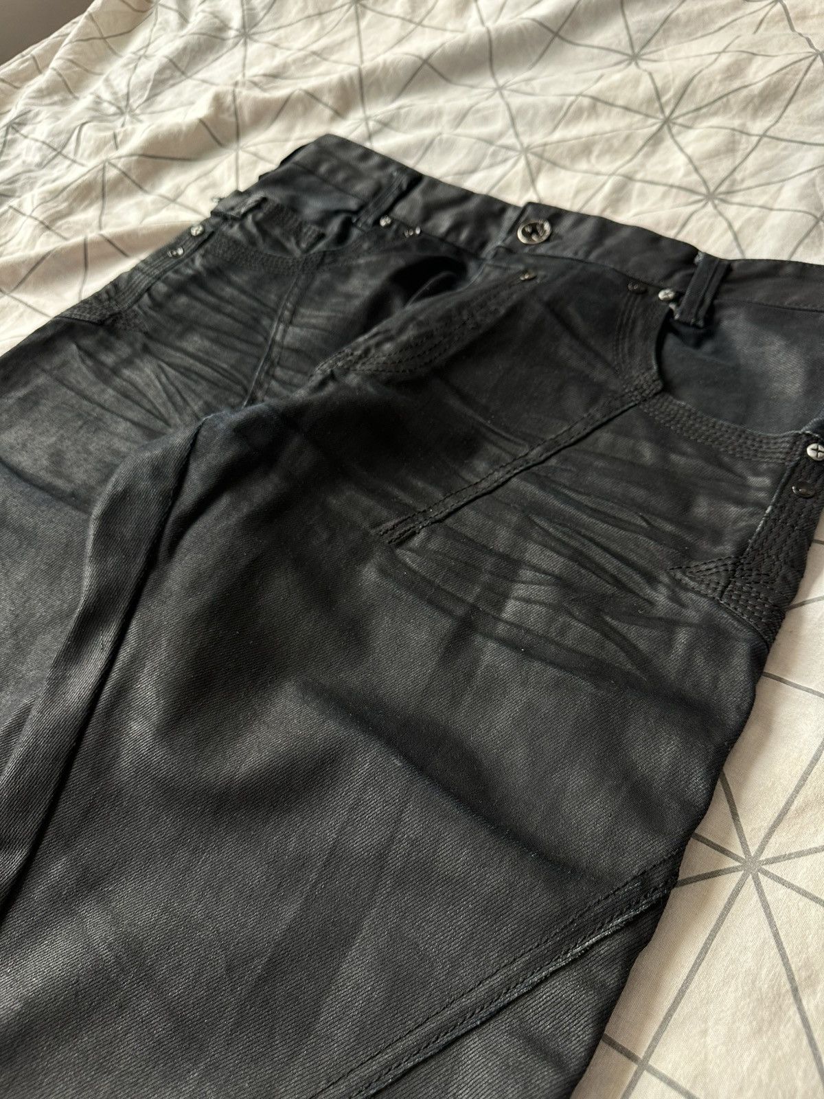 Dolce & Gabanna Vintage Waxed Denim