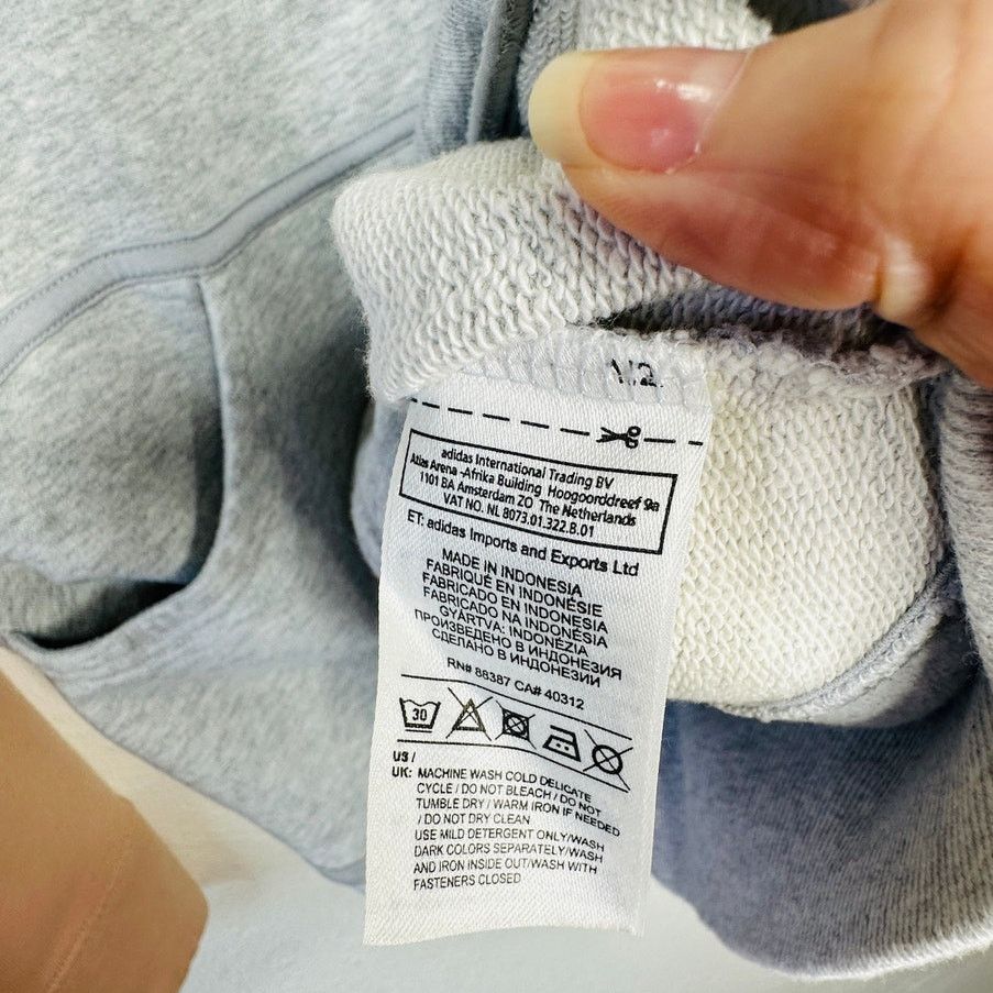 Stella McCartney NWOT Stella McCartney x Adidas Gray Peach Hoodie Sweater L Size L / US 10 / IT 46 - 7 Thumbnail