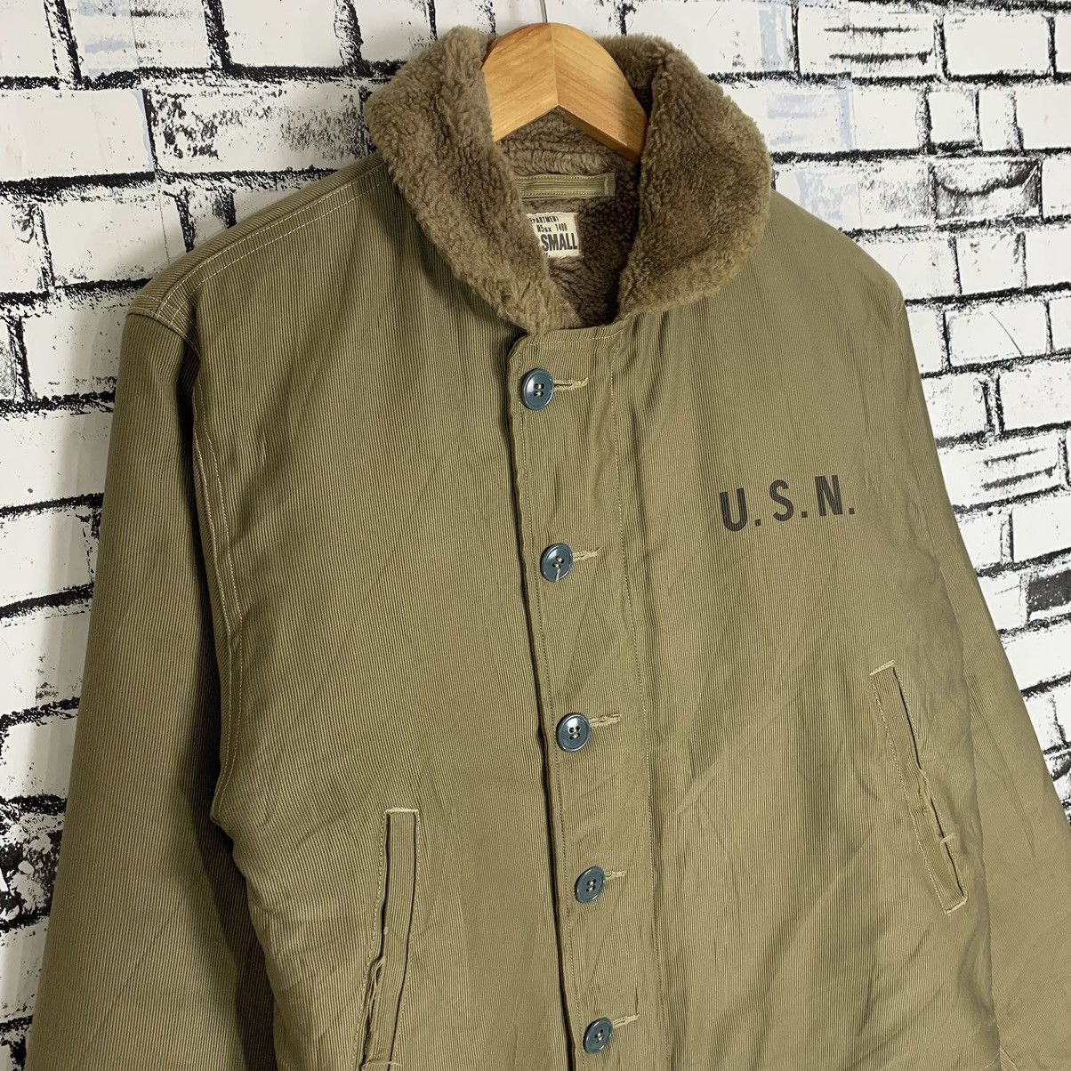 Vintage Vintage USN Deck Jacket Size US S / EU 44-46 / 1 - 4 Thumbnail