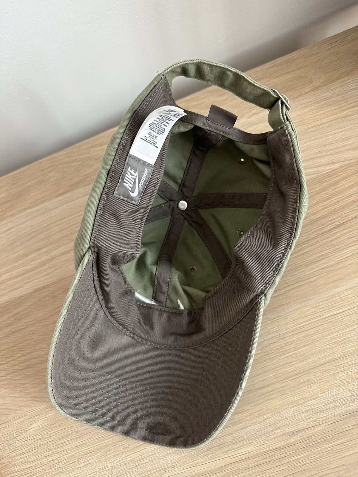 Vintage Nike vintage cap baseball khaki Size ONE SIZE - 6 Thumbnail