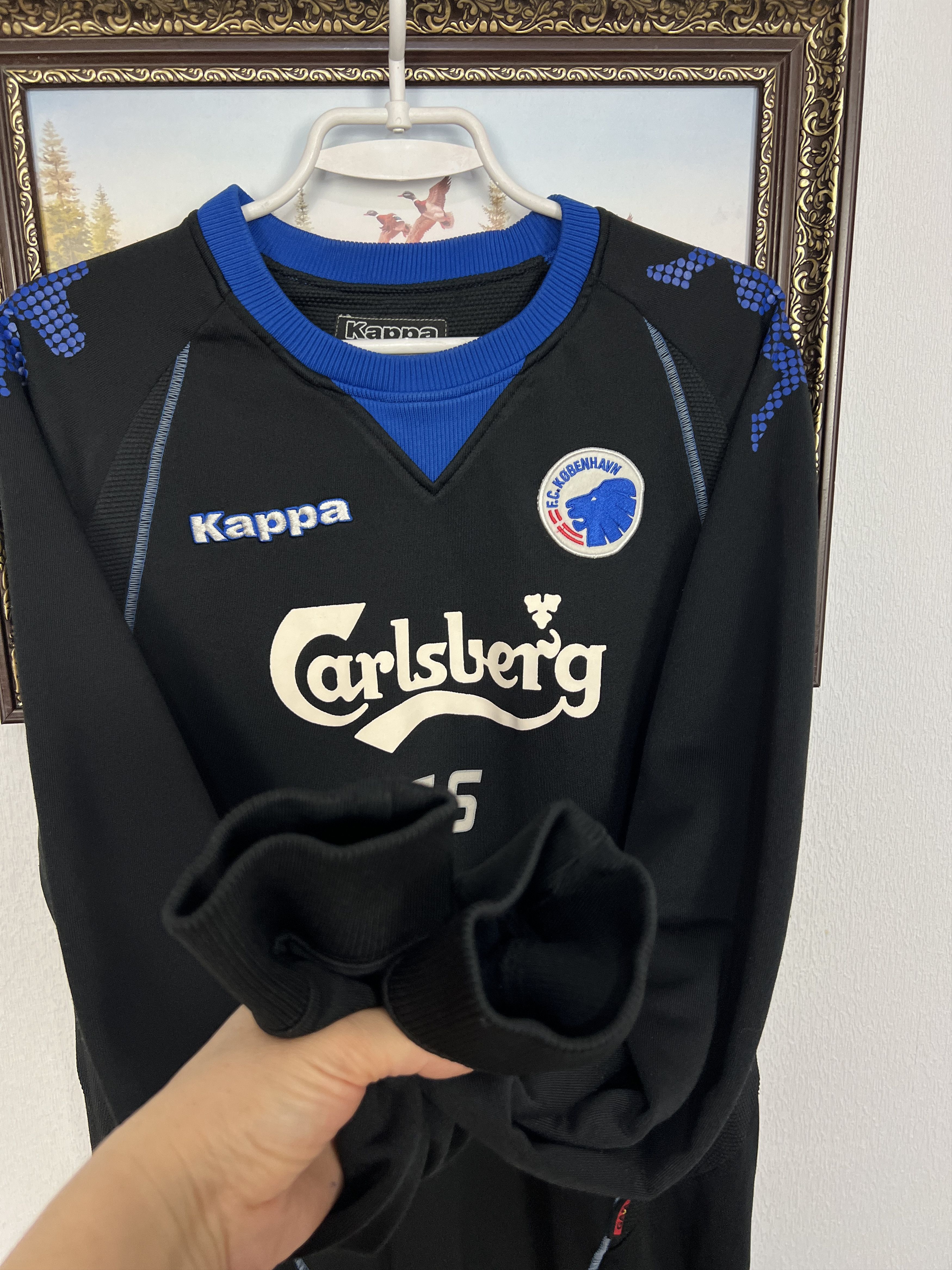 Kappa Copenhagen Football Sweatshirt Soccer Player Issue Jacket Size US XXL / EU 58 / 5 - 5 Thumbnail