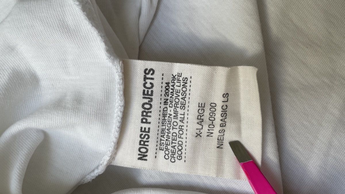 Designer × Norse Projects Norse project basic long sleeve t-shirt Size US XL / EU 56 / 4 - 6 Thumbnail