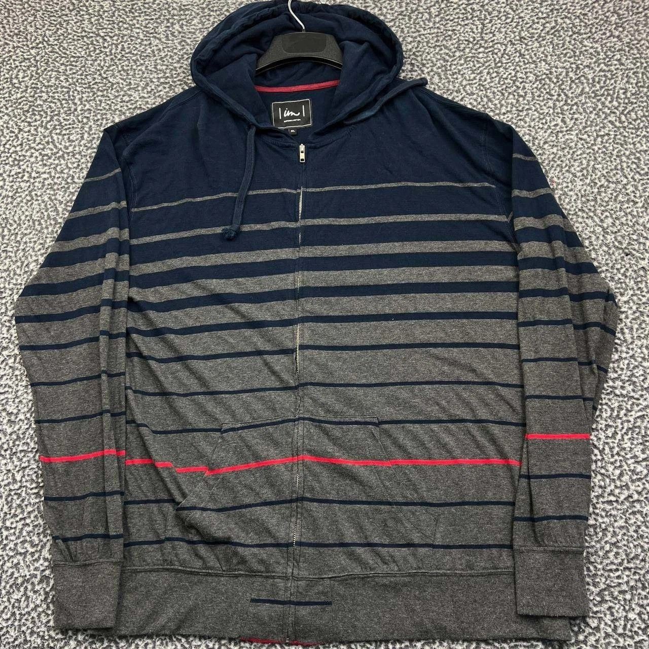 Imperial Imperial Motion Hoodie Men Striped Full Zip Cotton XL Size US XL / EU 56 / 4 - 1 Thumbnail