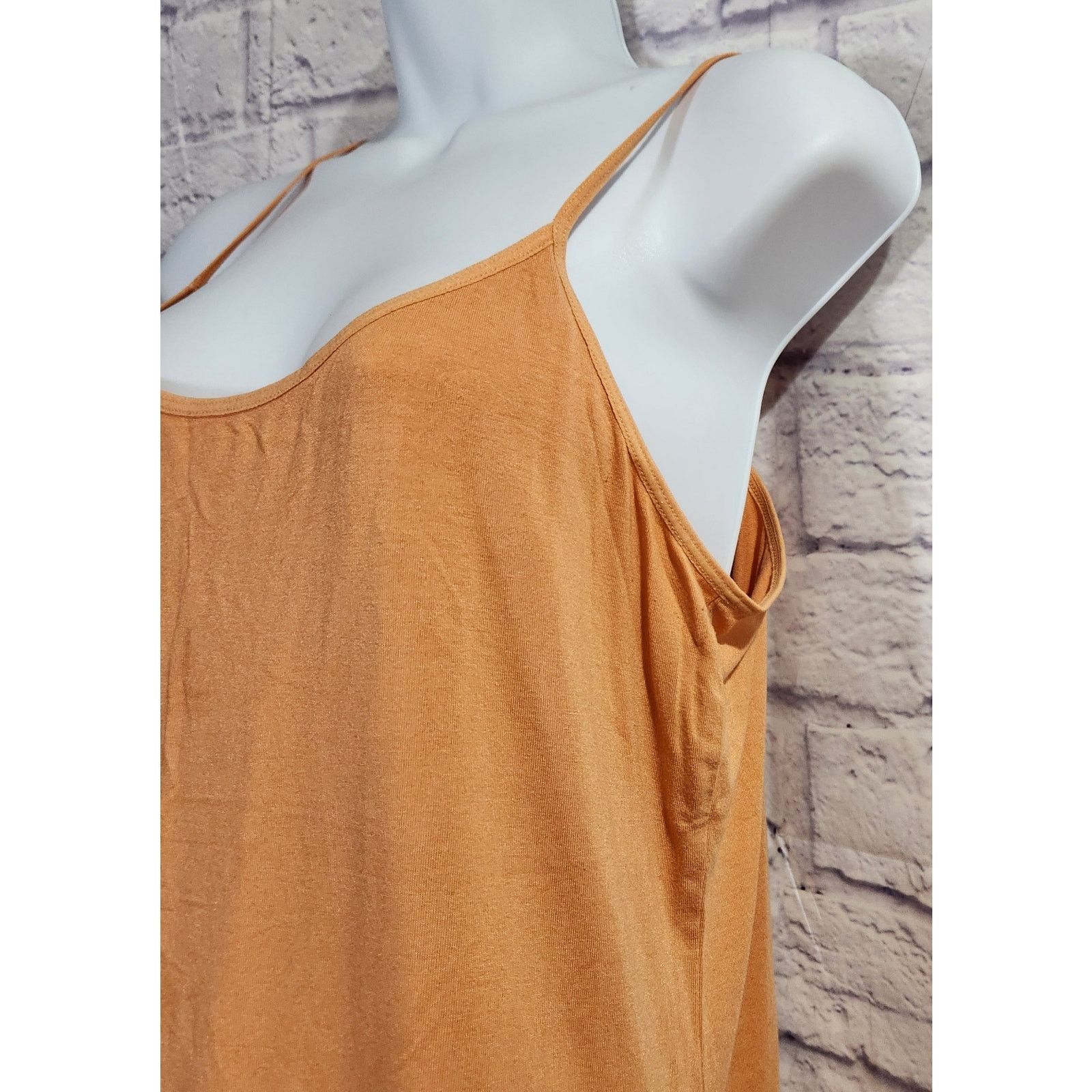 Other Lady Hathaway Orange Adjustable Spaghetti Strap Tank Top XL Size XL / US 12-14 / IT 48-50 - 2 Thumbnail