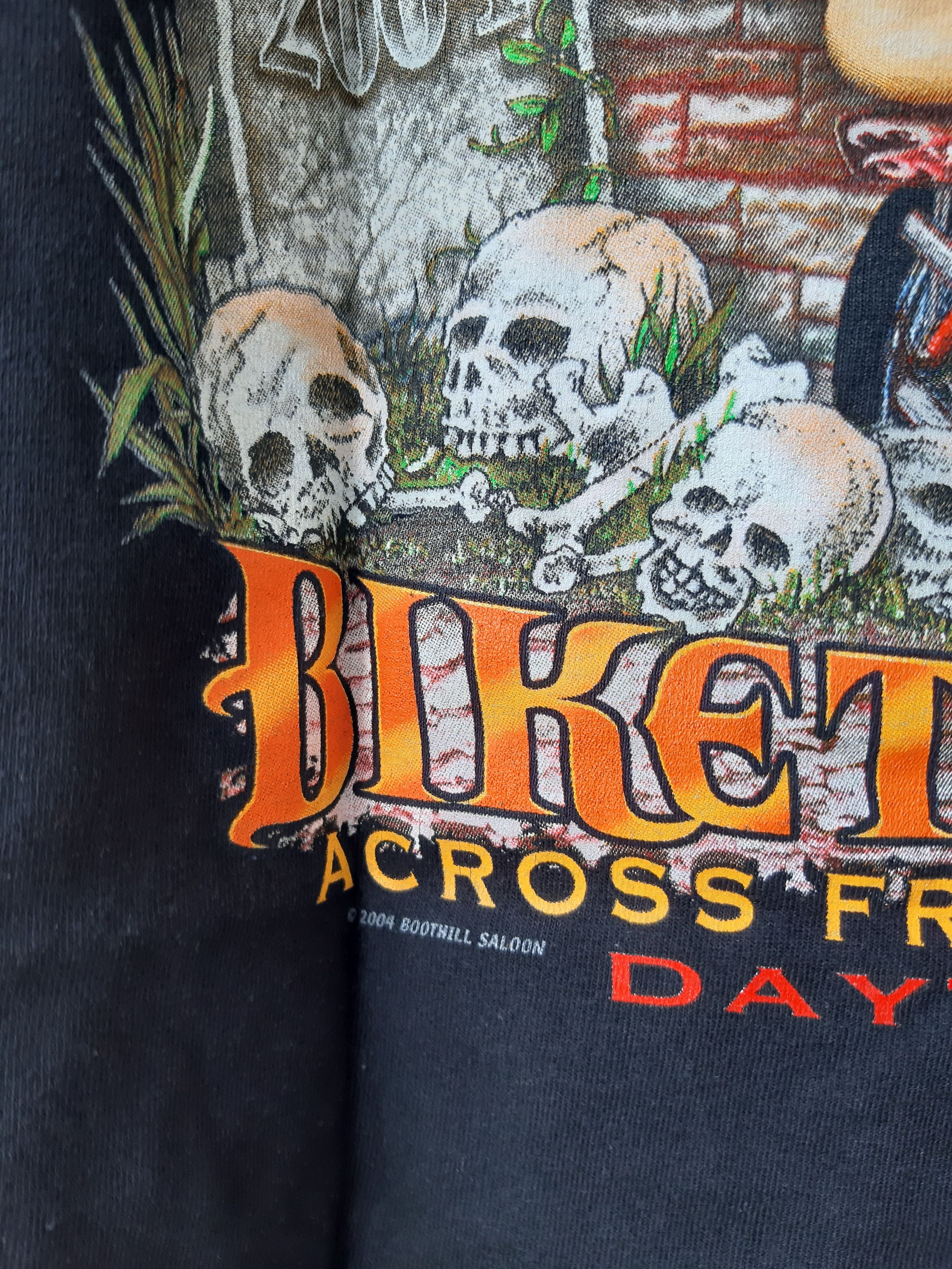 Gildan × Vintage Vintage Boot Hill Saloon Biketoberfest Daytona 2004 shirt Size US M / EU 48-50 / 2 - 6 Thumbnail