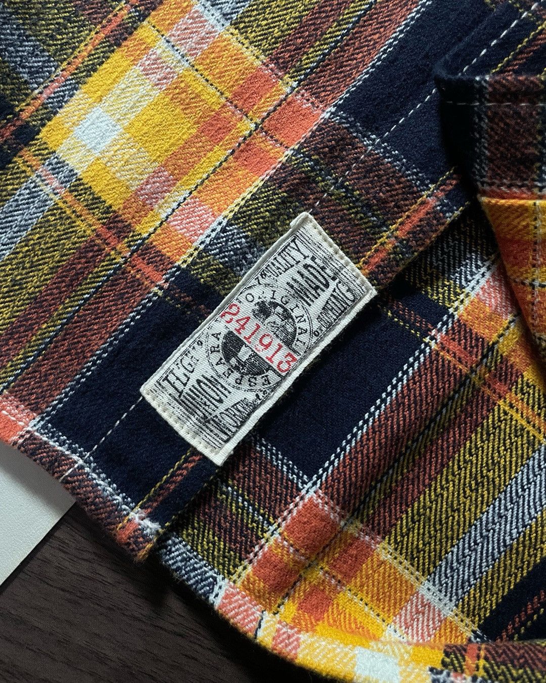 Japanese Brand Work Flannel Shirt Double Pocket ESPEARA JAPAN Size M Size US M / EU 48-50 / 2 - 8 Thumbnail